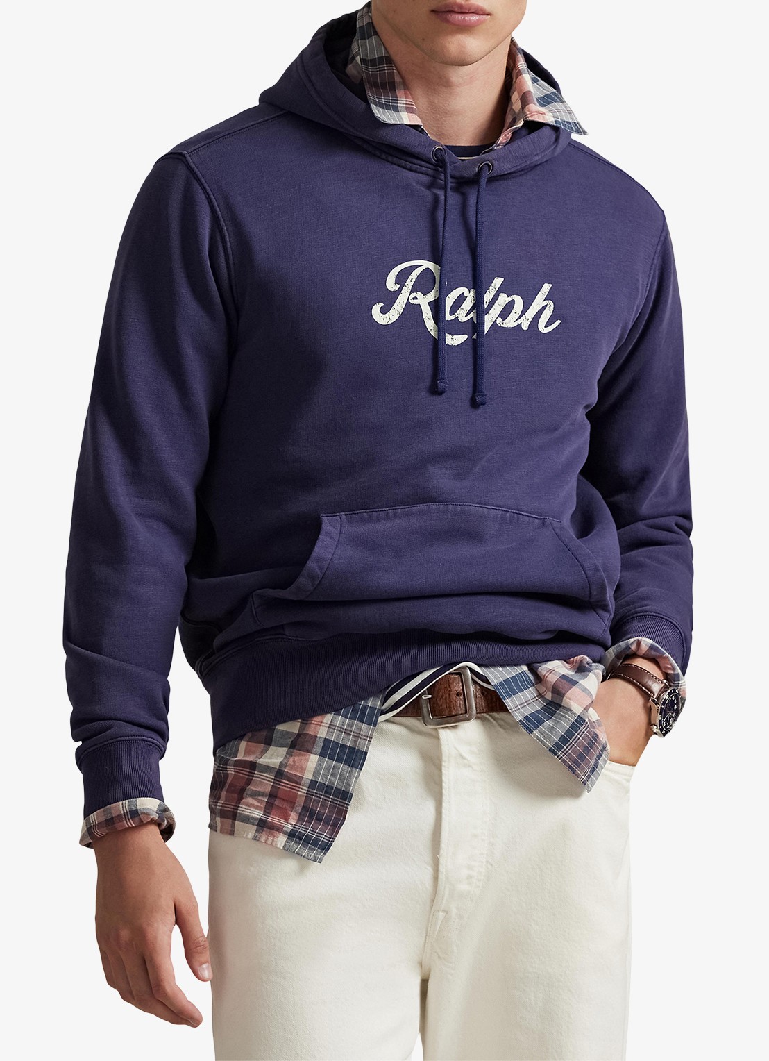 Ralph Lauren Hoodie met logoprint - detail dark cobalt-2x28