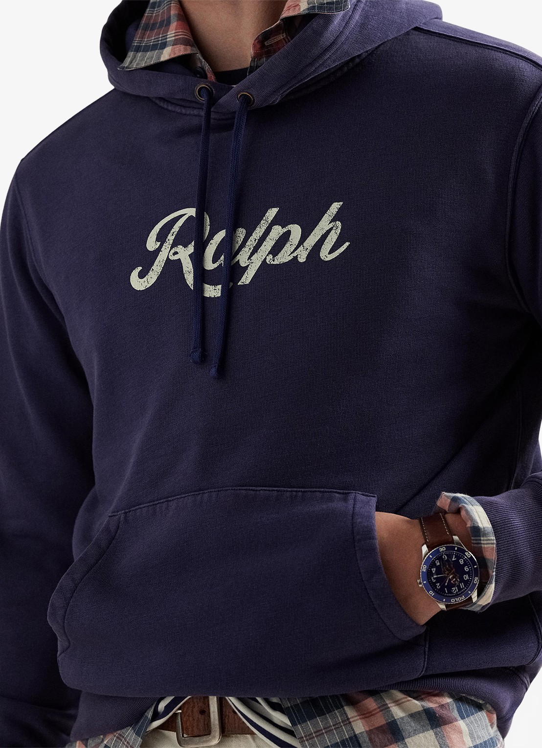 Ralph Lauren Hoodie met logoprint - detail 2 dark cobalt-2x28