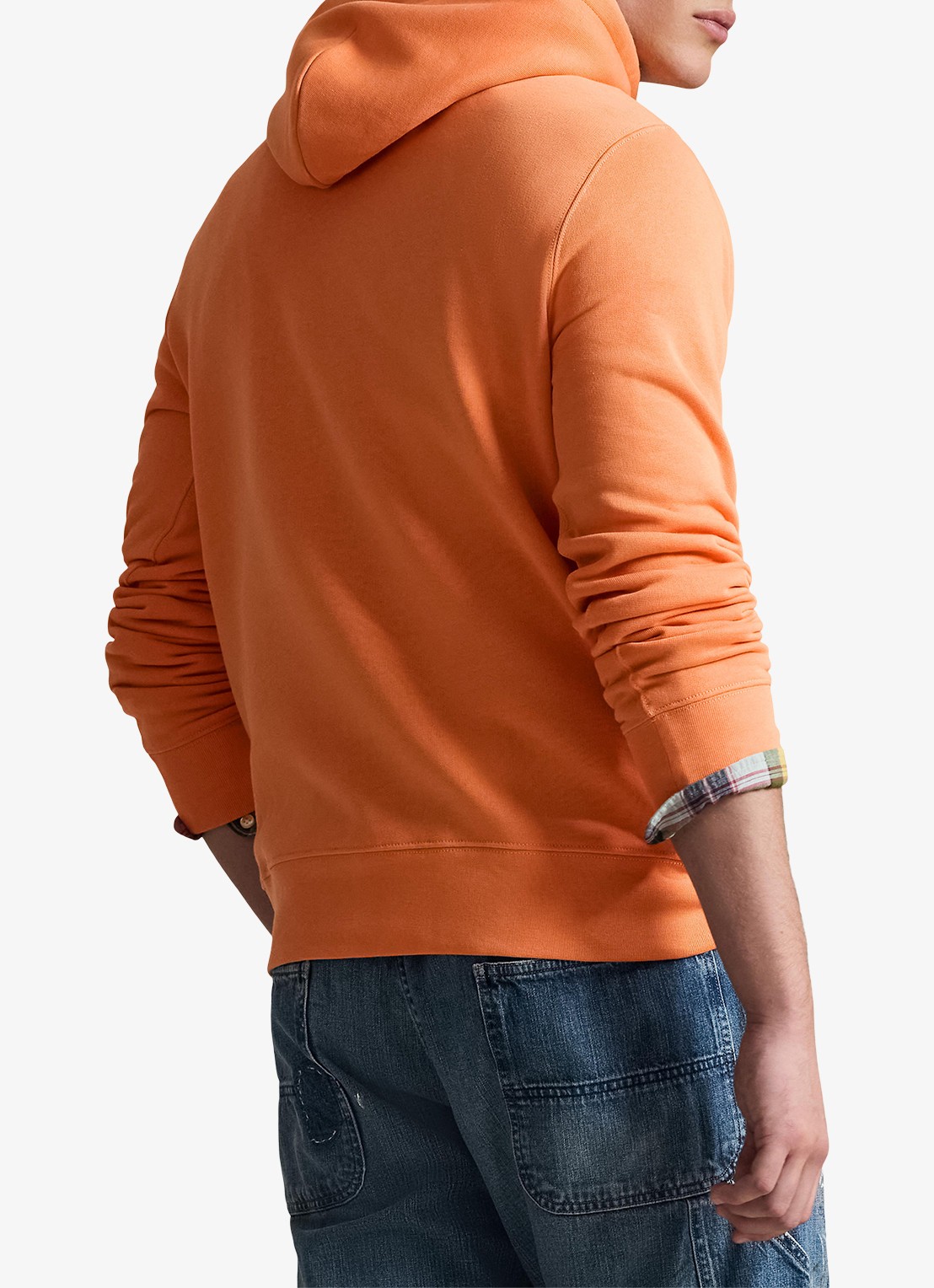 Ralph Lauren Hoodie met logoprint - achterkant poppy / oranje