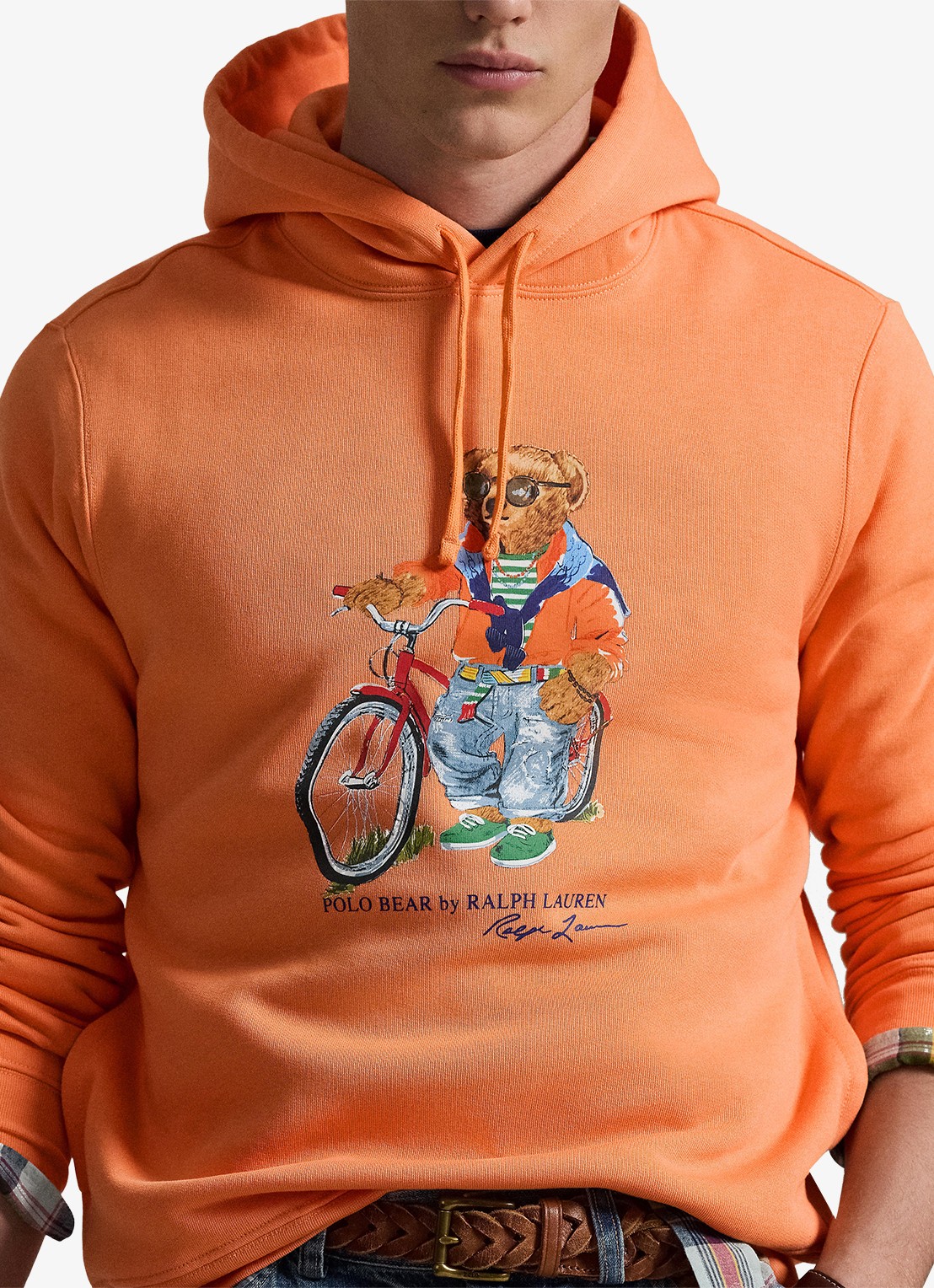 Ralph Lauren Hoodie met logoprint - detail 3 poppy / oranje