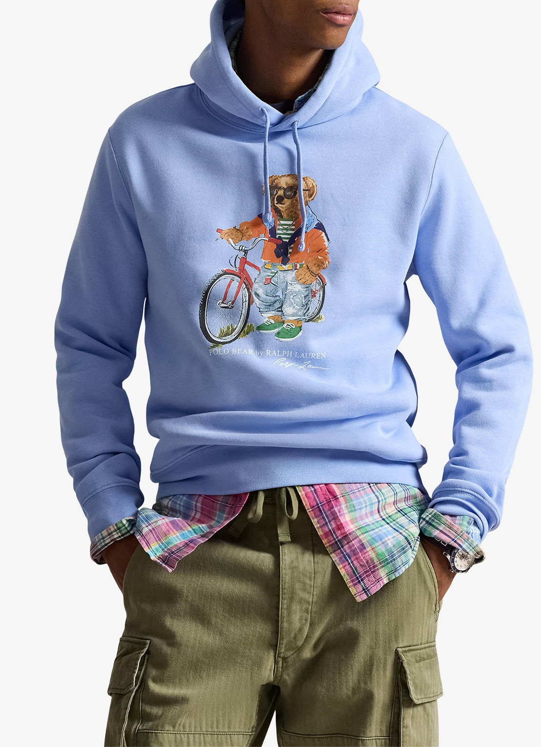 Ralph Lauren Hoodie met logoprint - detail 2 austin blue / blauw