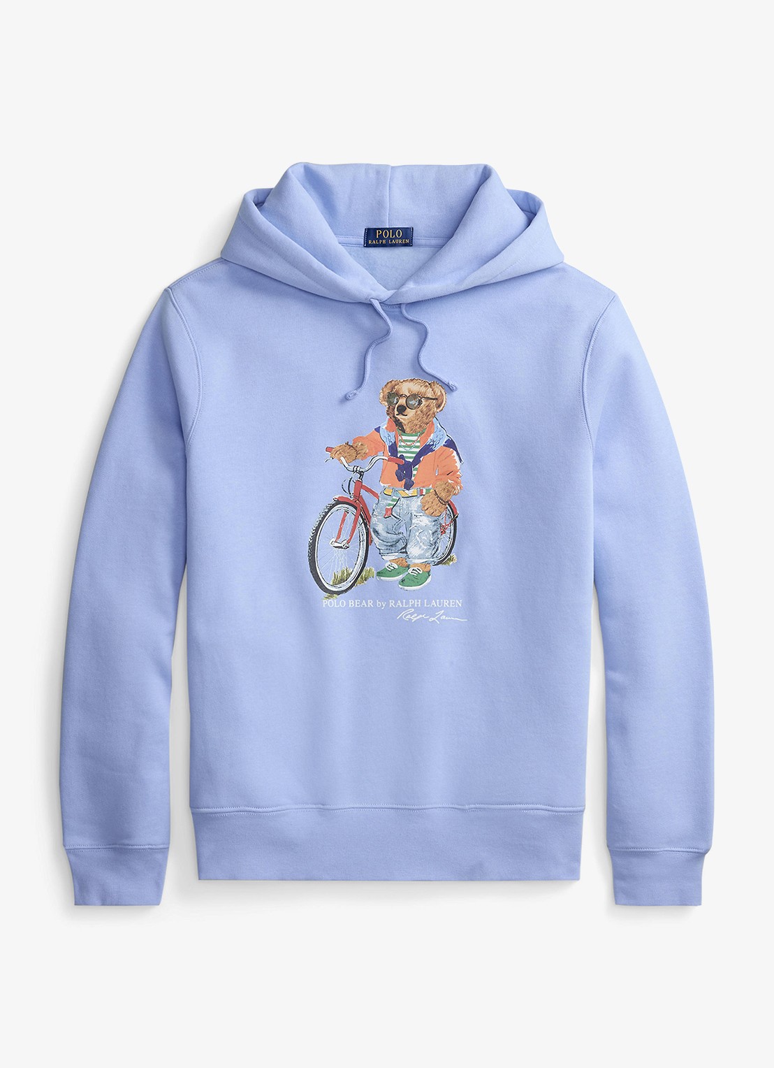 Ralph Lauren Hoodie met logoprint - voorkant 4 austin blue / blauw
