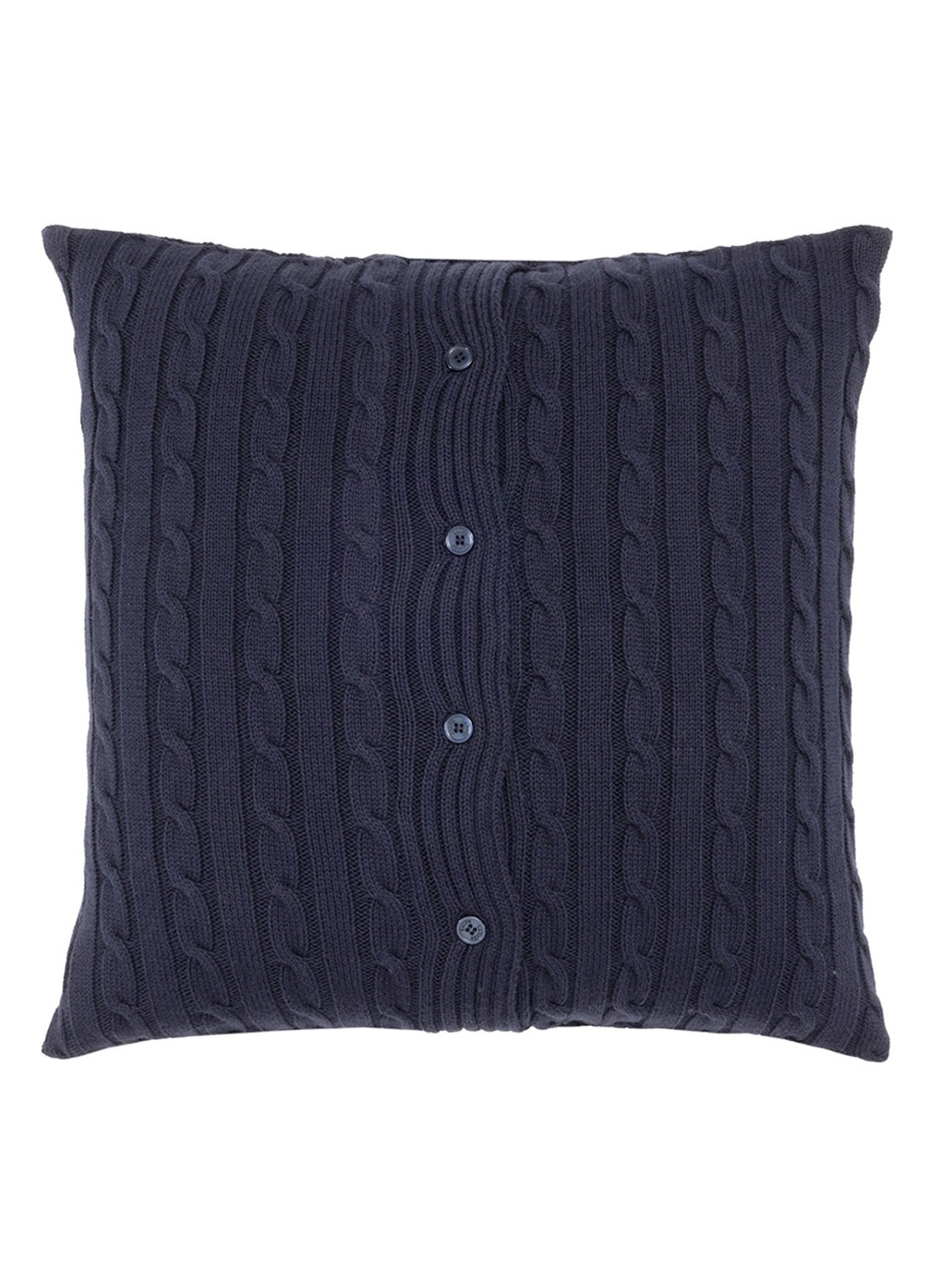 Ralph Lauren Houscou kussensloop van katoen - detail 2 donkerblauw