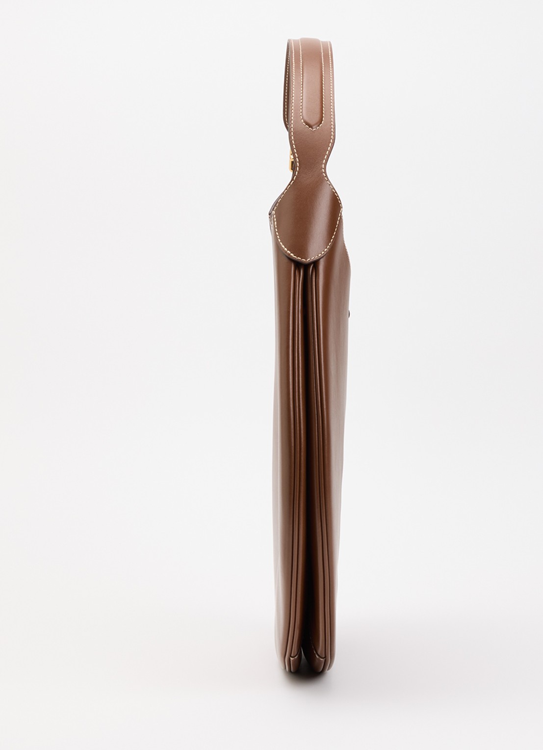 Ralph Lauren ID schoudertas van kalfsleer - detail 4 cognac