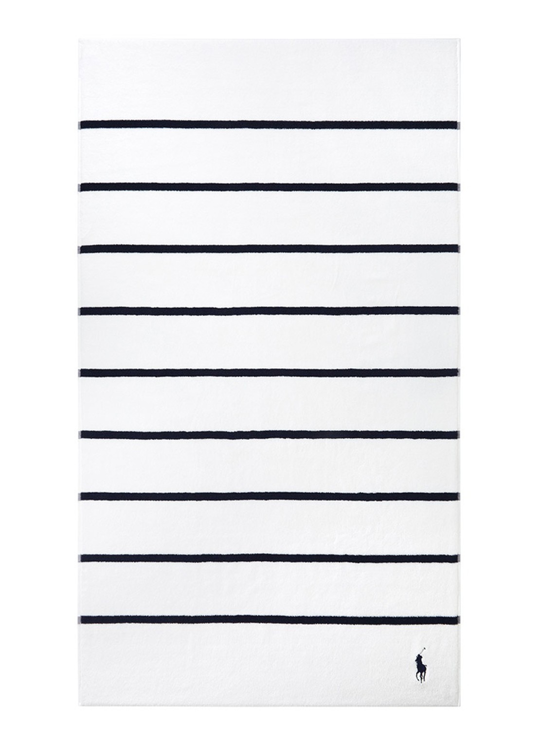 Ralph Lauren Irvin strandlaken - 520 gr/m2 - 100 x 170 cm - voorkant donkerblauw