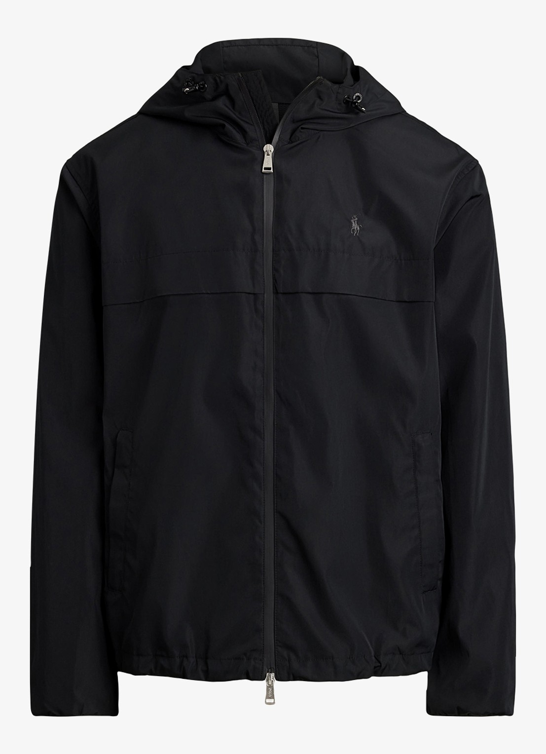 Ralph Lauren Jack met capuchon en steekzakken - voorkant polo black / zwart