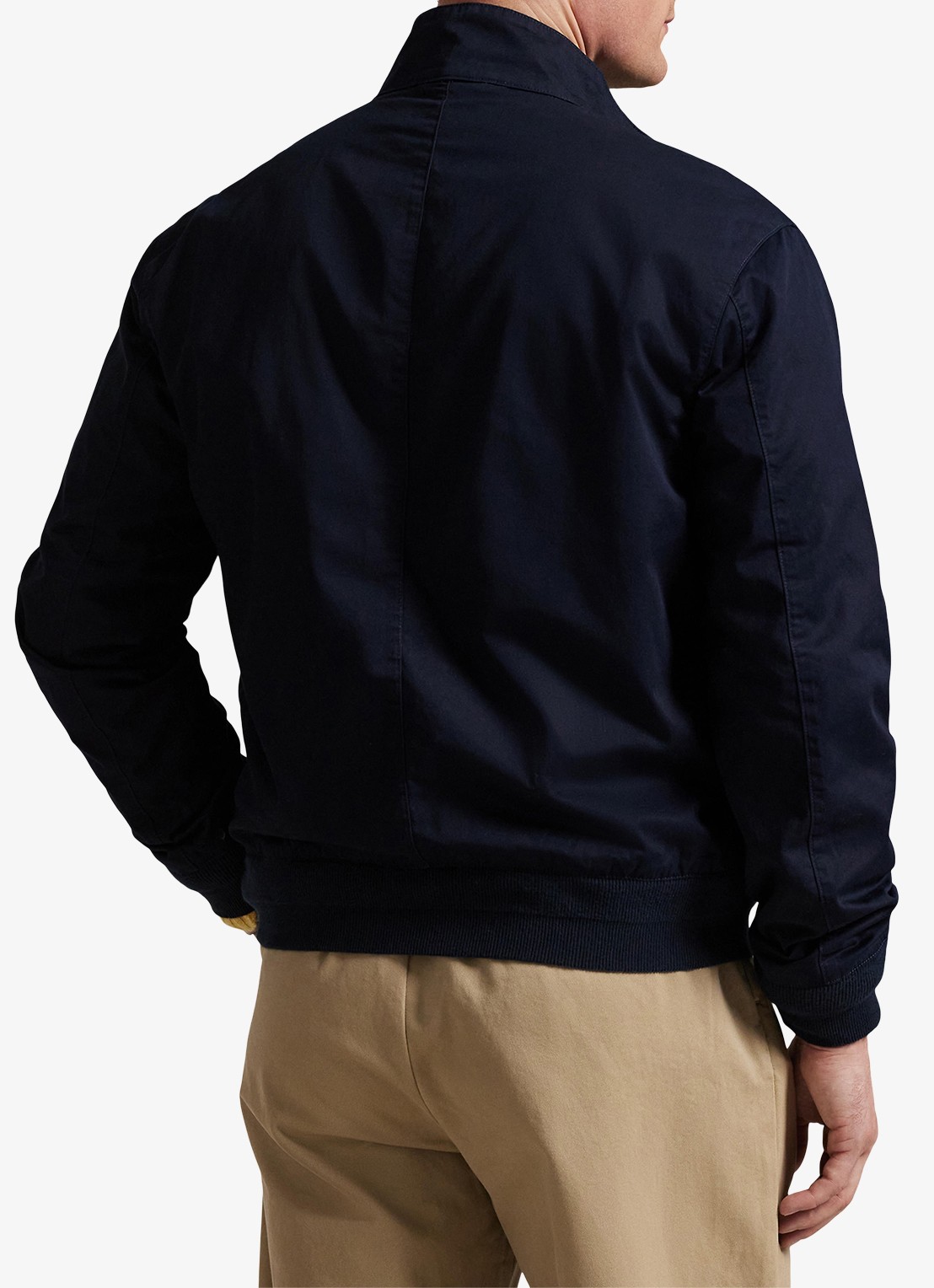 Ralph Lauren Jack met klepzakken en logoborduring - achterkant collection navy / donkerblauw