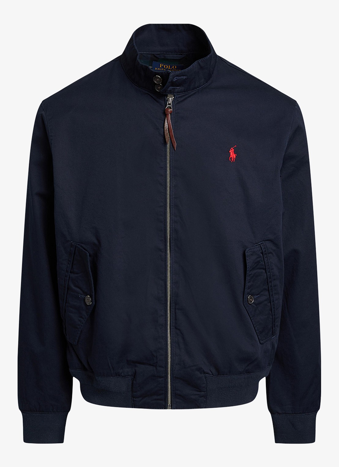 Ralph Lauren Jack met klepzakken en logoborduring - voorkant 2 collection navy / donkerblauw