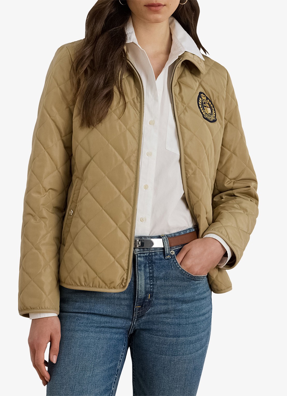 Ralph Lauren Jack met quilt patroon - detail 3 beige
