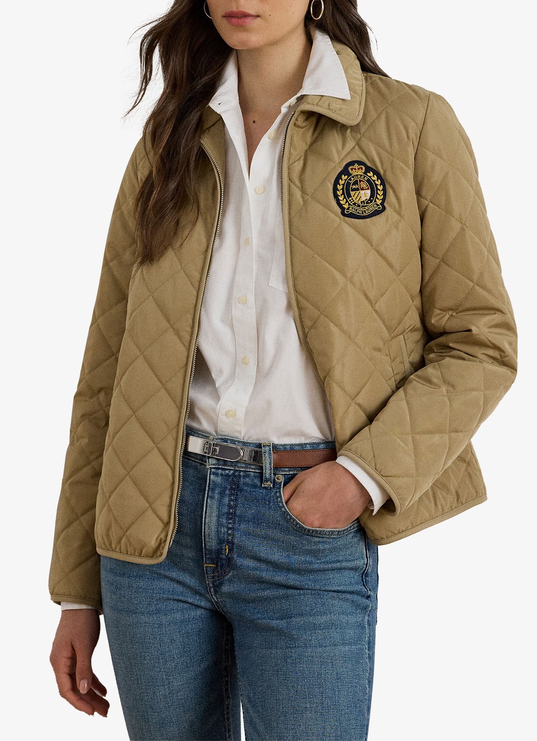 Ralph Lauren Jack met quilt patroon - detail 5 beige