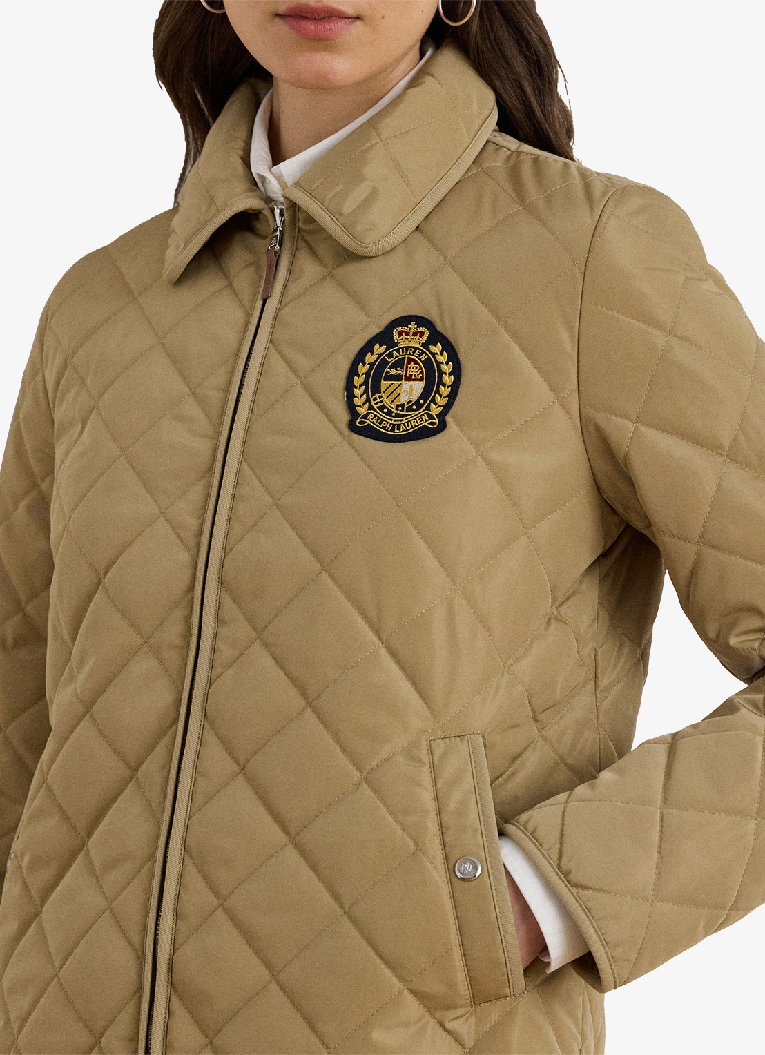 Ralph Lauren Jack met quilt patroon - detail 7 beige