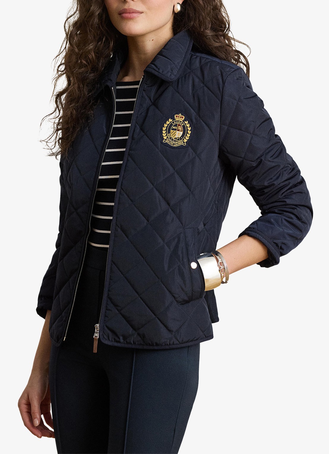 Ralph Lauren Jack met quilt patroon - detail blauw