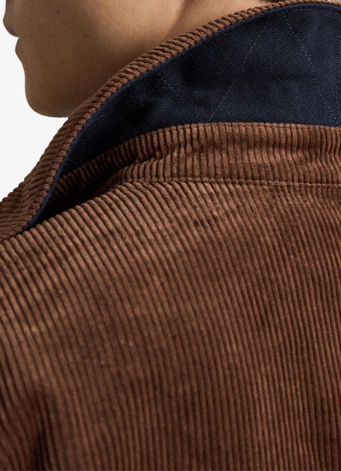 Ralph Lauren Jack van corduroy met logoborduring - detail 3 pale russet / bruin