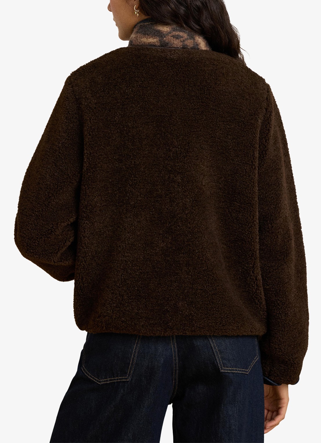 Ralph Lauren Jack van teddy met steekzakken - achterkant 3 circuit brown / bruin