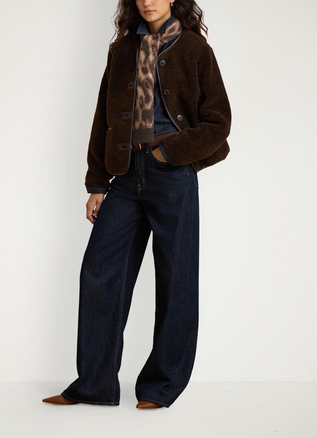 Ralph Lauren Jack van teddy met steekzakken - voorkant 5 circuit brown / bruin
