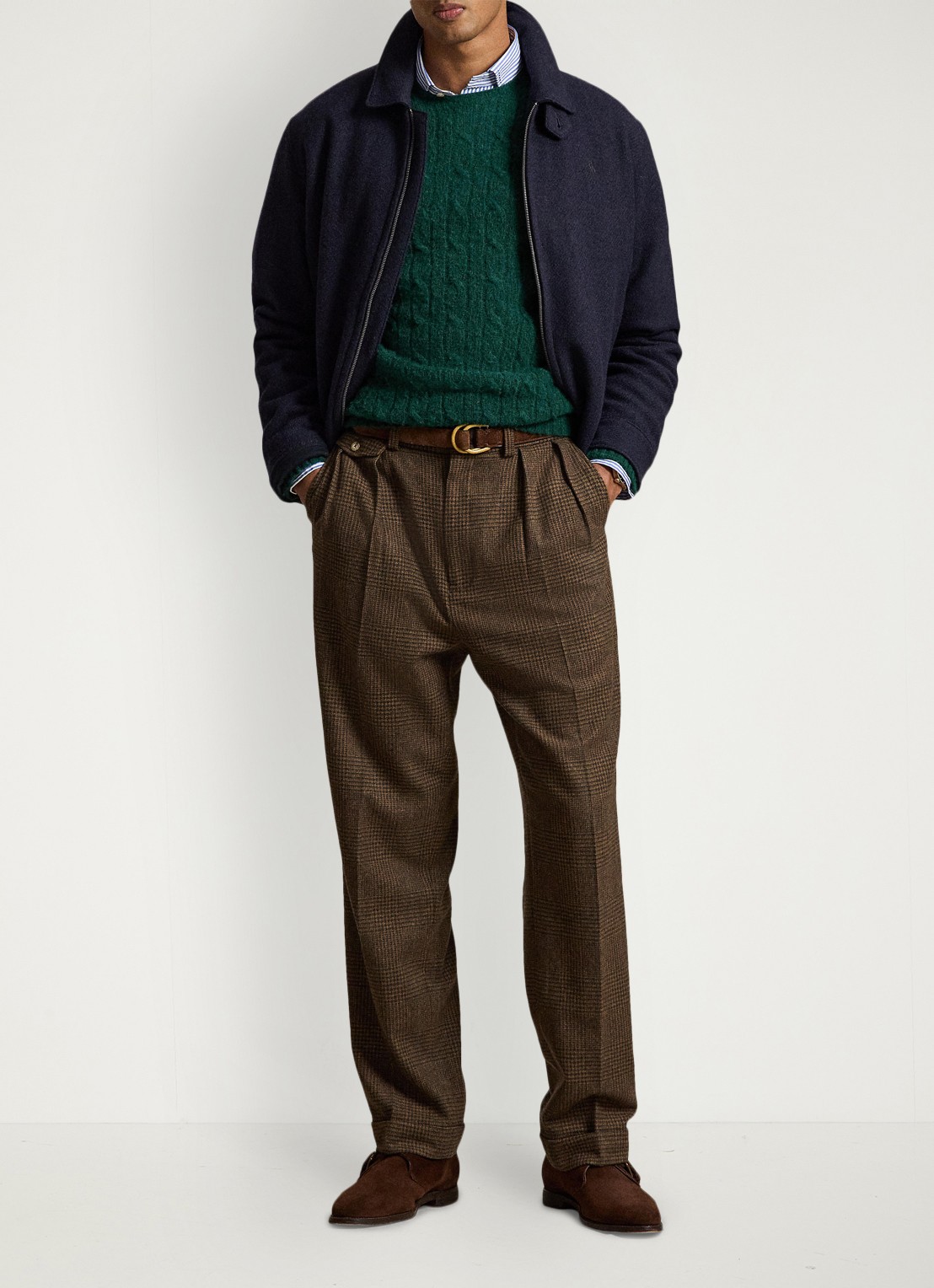 Ralph Lauren Jack van wol met steekzakken - detail 3 collection navy / donkerblauw