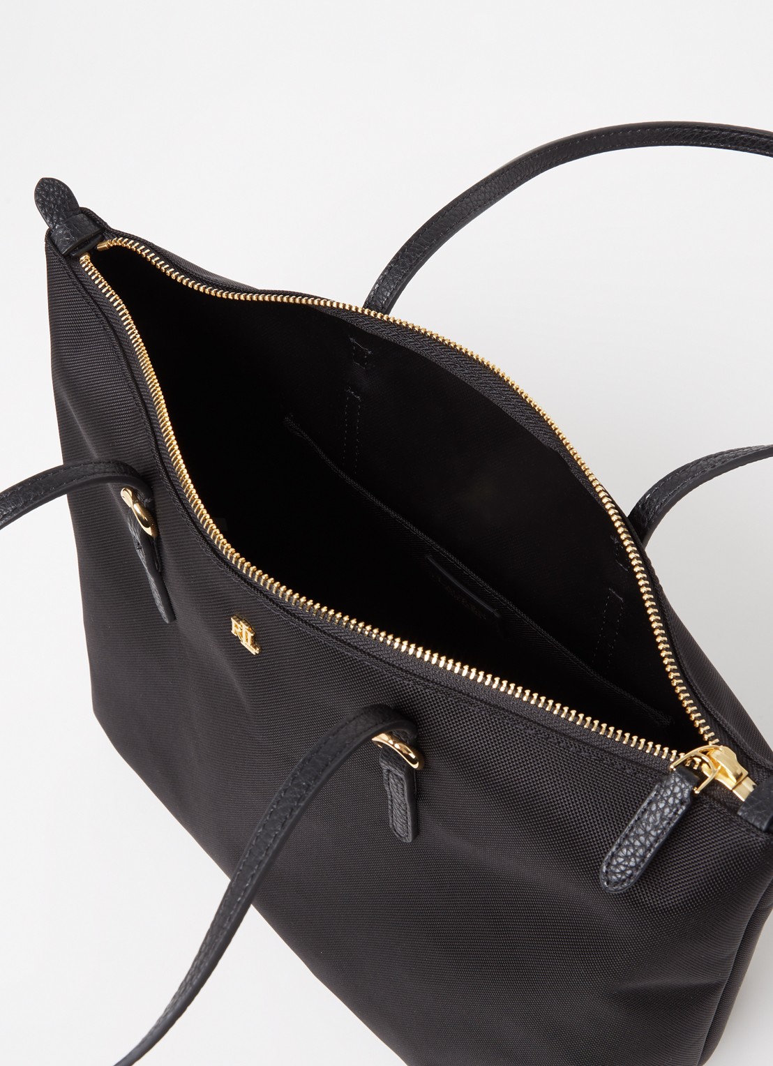Ralph Lauren Keaton schoudertas met logo - detail 2 zwart