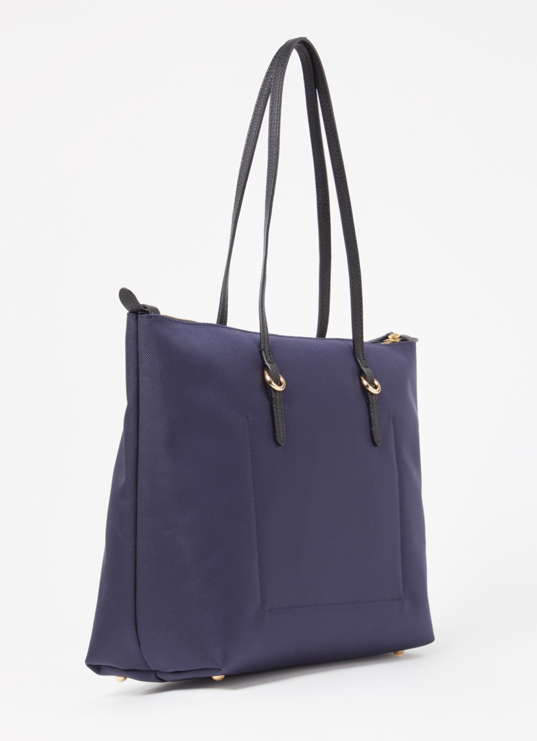 Ralph Lauren Keaton schoudertas met logo - achterkant 4 donkerblauw