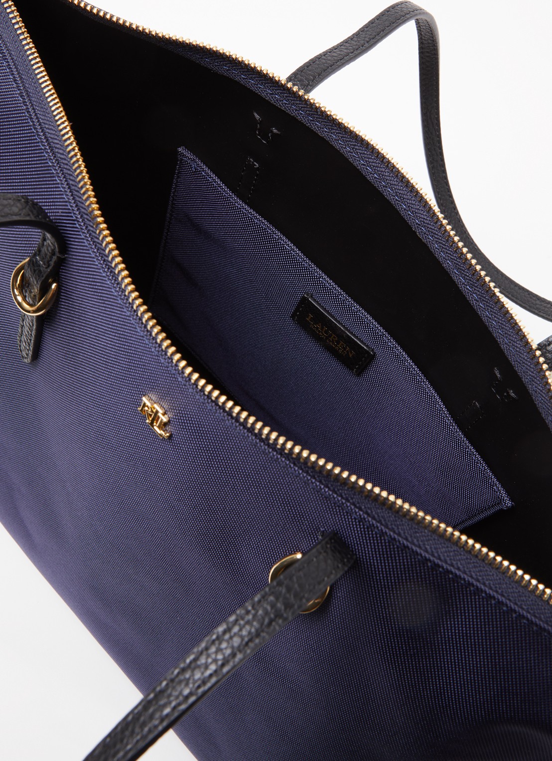 Ralph Lauren Keaton schoudertas met logo - detail 2 donkerblauw