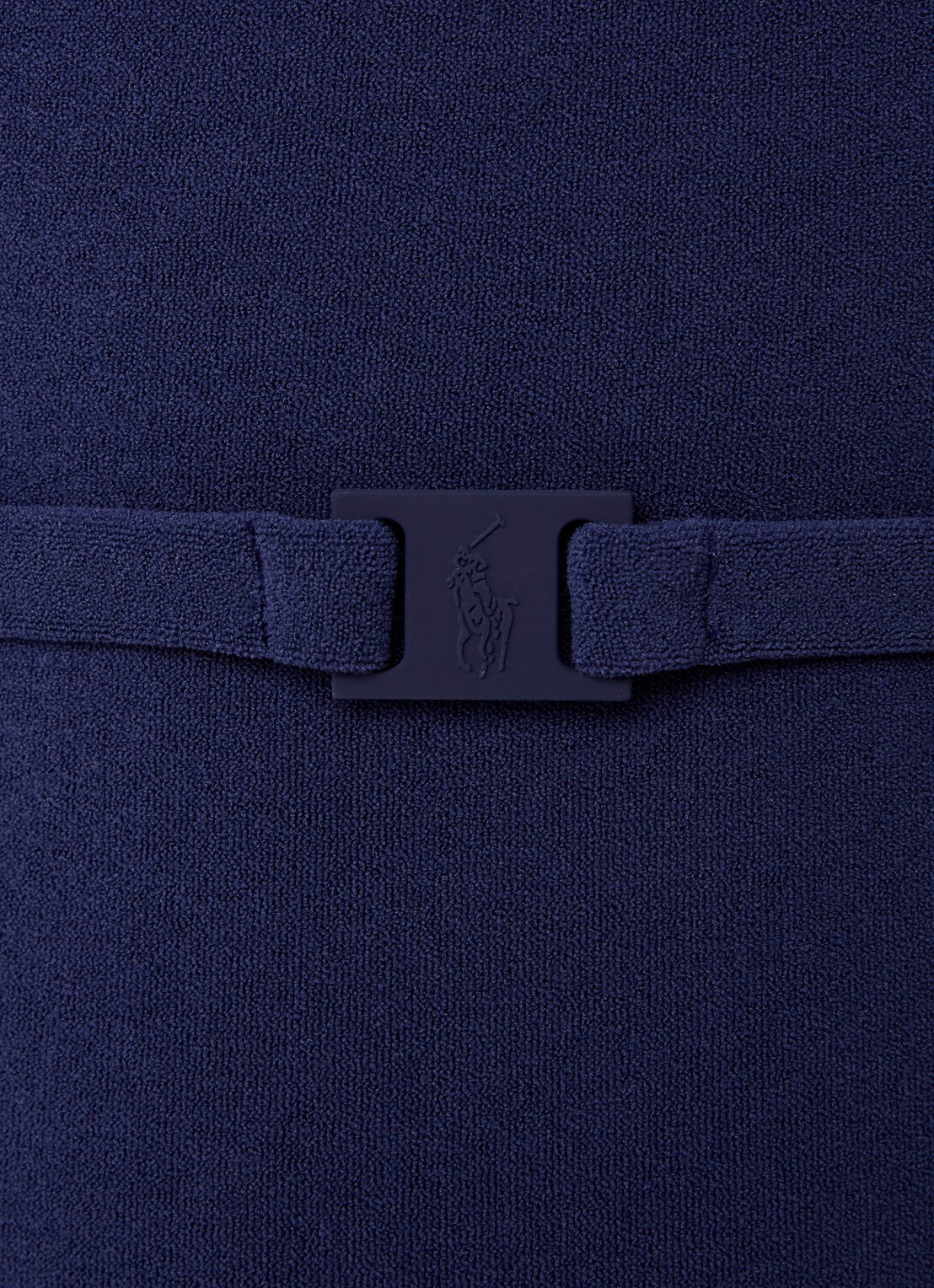 Ralph Lauren Kennedy badpak van badstof met uitneembare vulling - detail 5 donkerblauw