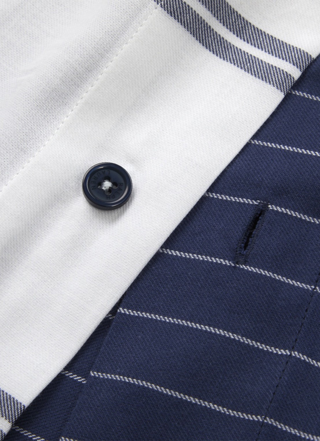 Ralph Lauren Kerrigan dekbedovertrek - exclusief kussenslopen - detail 2 donkerblauw