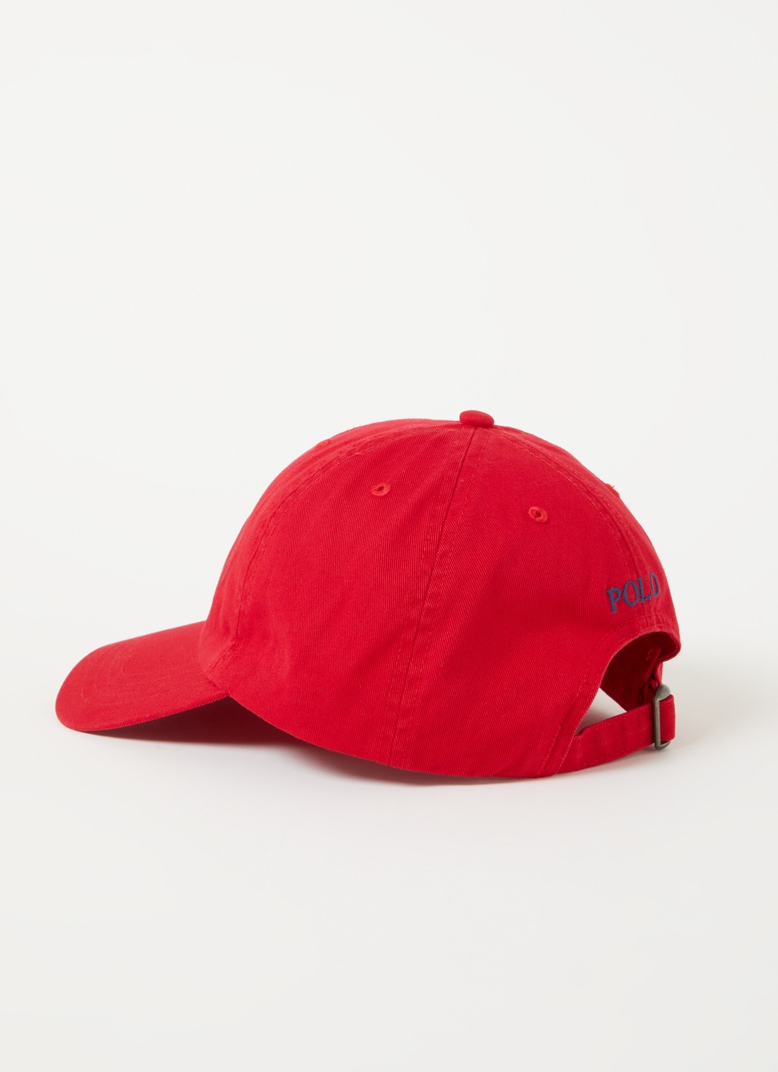 Ralph Lauren Kids pet met logo - detail steenrood