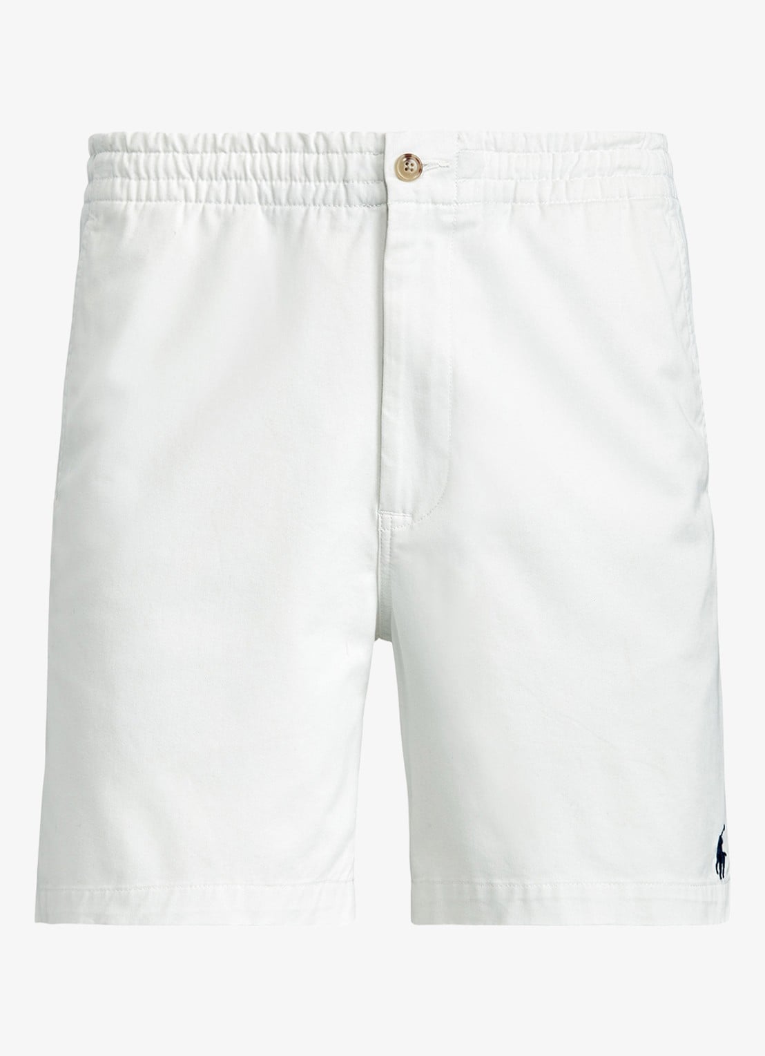 Ralph Lauren Korte broek van katoen met steekzakken  - voorkant deckwash white / wit