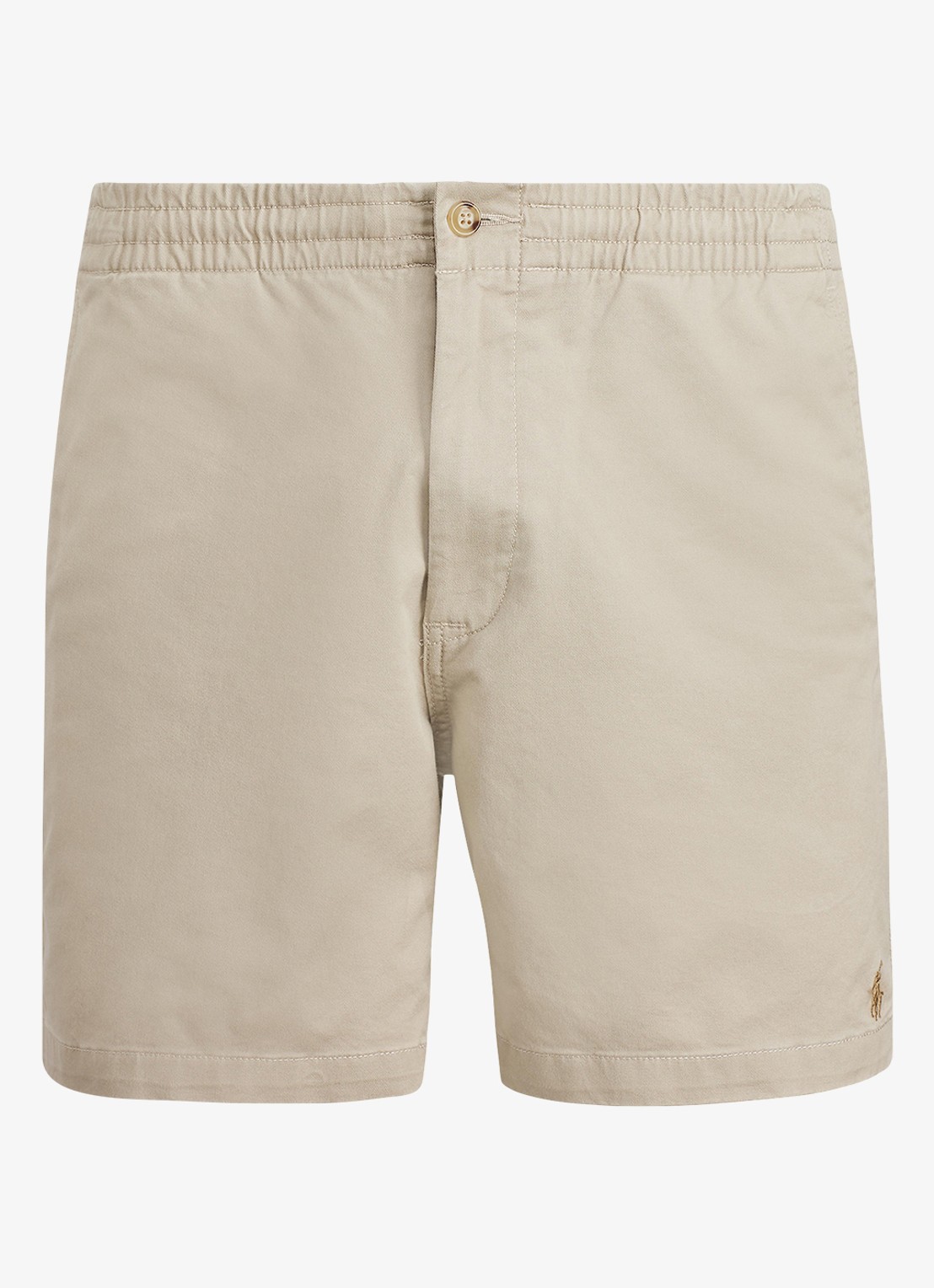 Ralph Lauren Korte broek van katoen met steekzakken  - voorkant khaki tan / beige