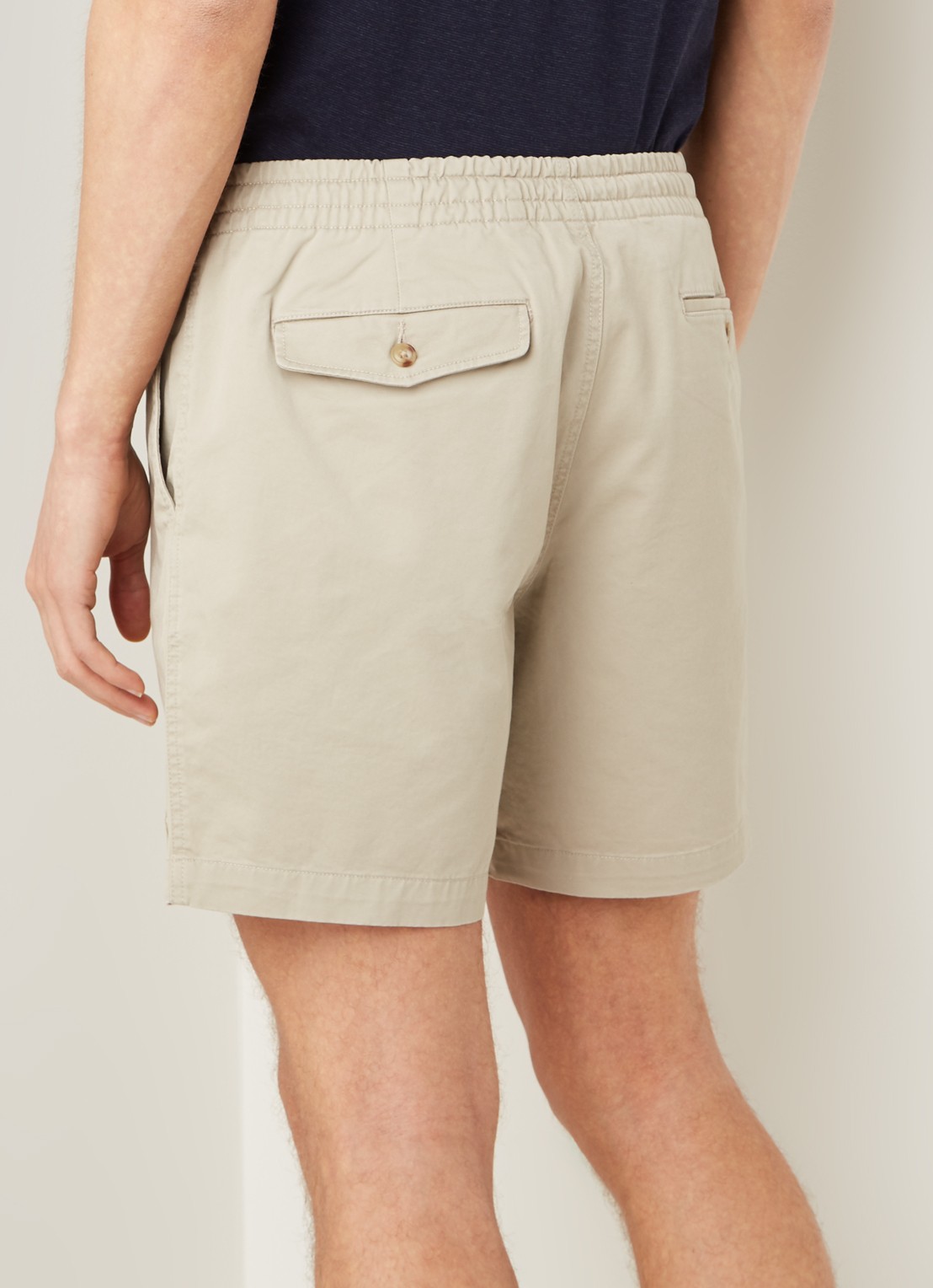 Ralph Lauren Korte broek van katoen met steekzakken  - achterkant 2 beige