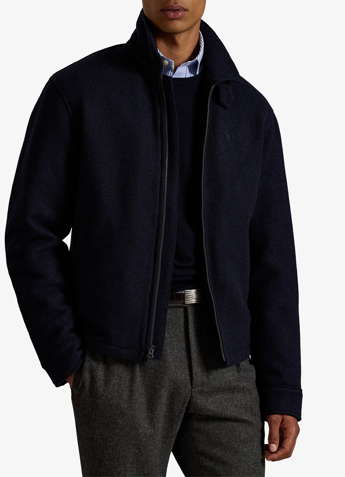 Ralph Lauren Langdon jack met steekzakken - detail 3 collection navy / donkerblauw