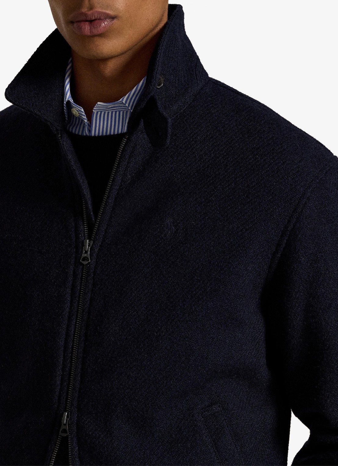 Ralph Lauren Langdon jack met steekzakken - detail 4 collection navy / donkerblauw