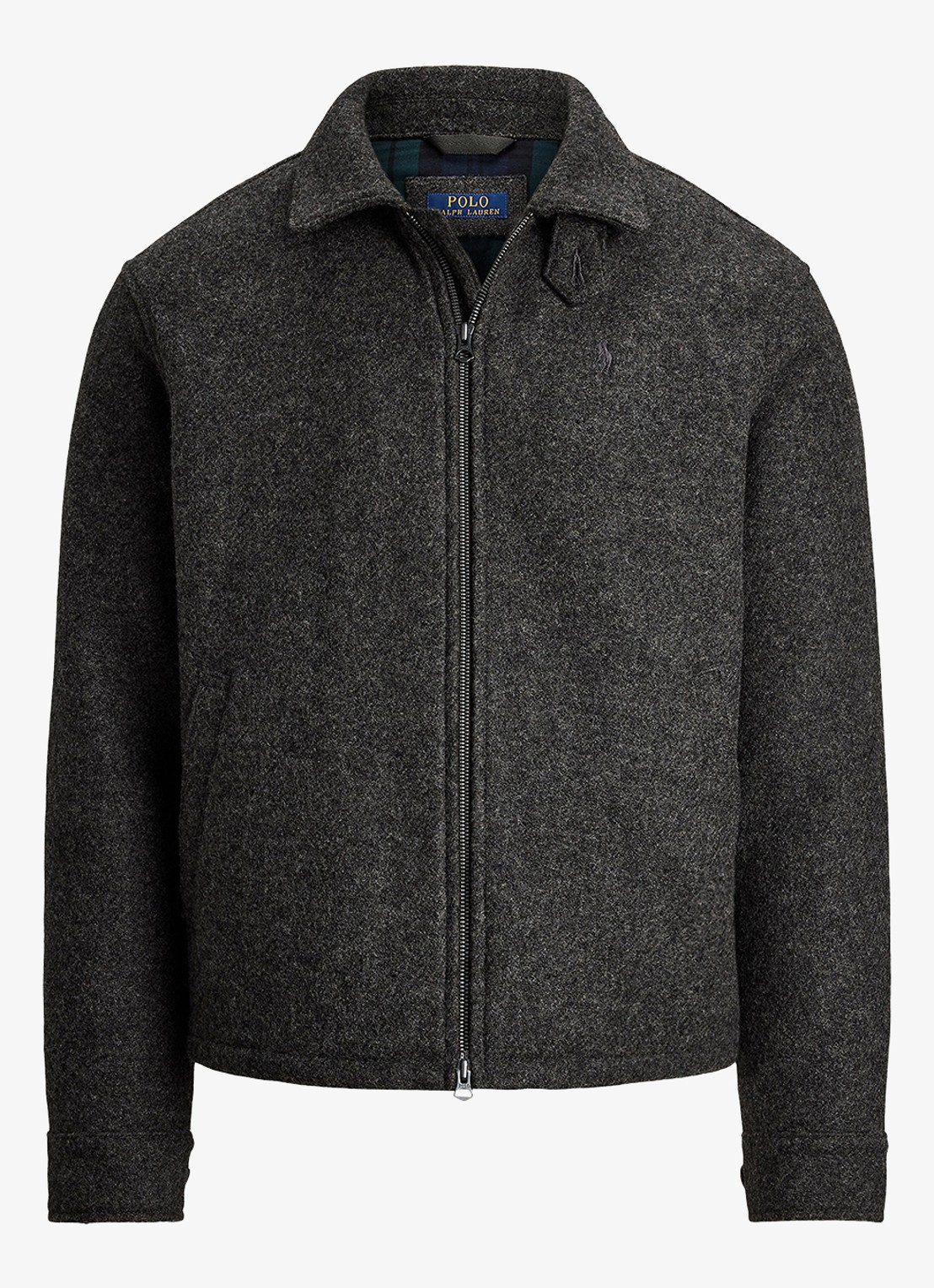 Ralph Lauren Langdon jack met steekzakken - voorkant 3 barclay heather / grijs