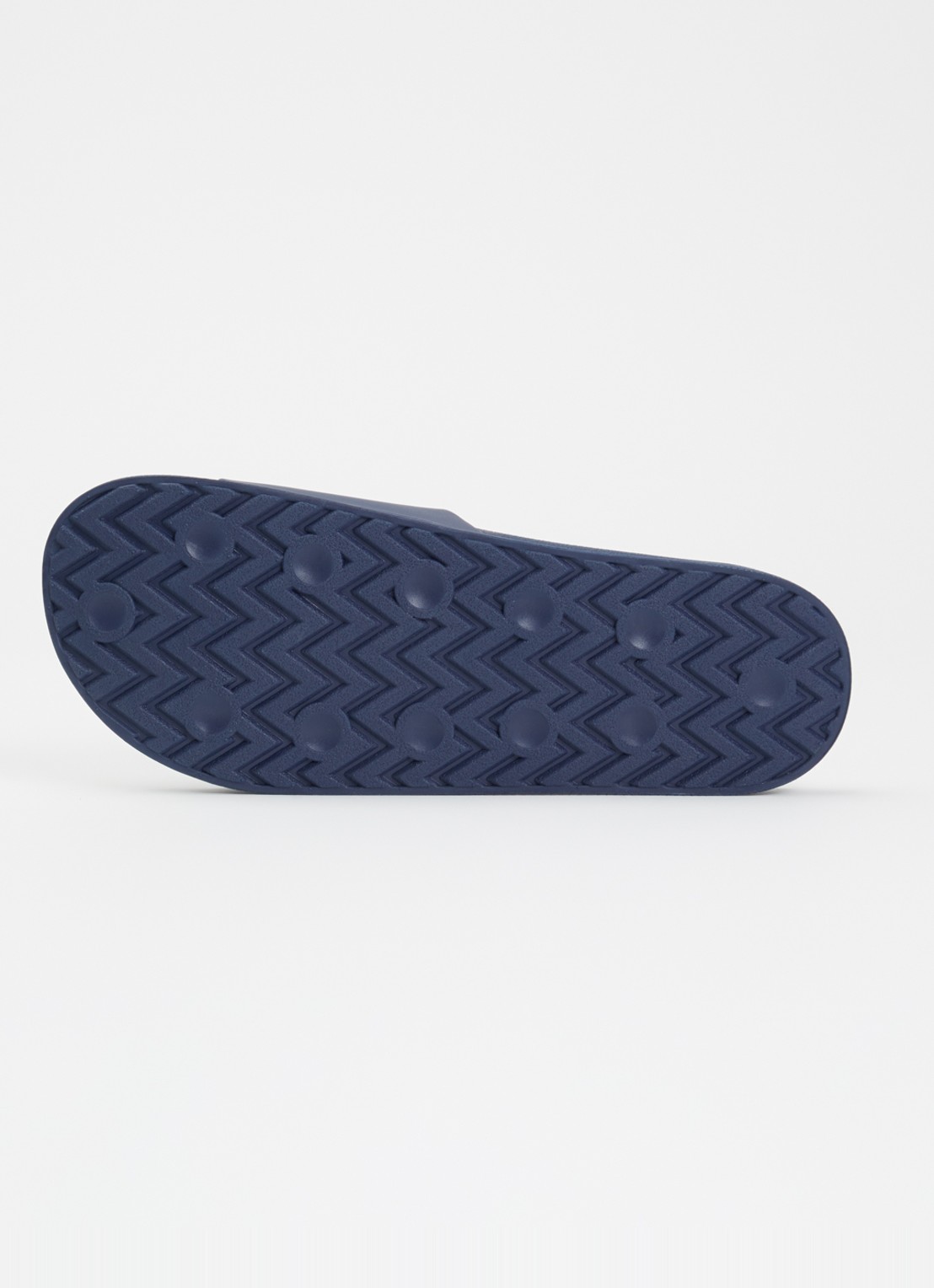 Ralph Lauren Lennon slipper met logo - detail 4 donkerblauw