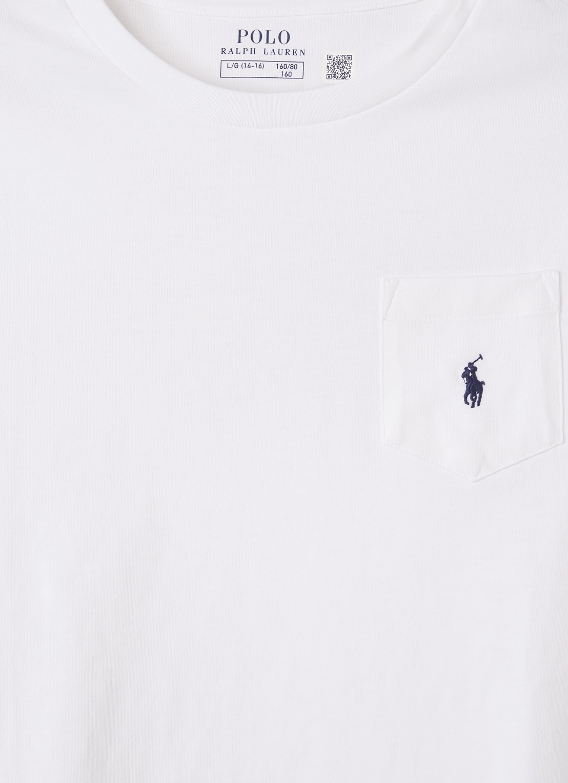 Ralph Lauren Longsleeve met logo- en backprint - detail 3 gebroken wit
