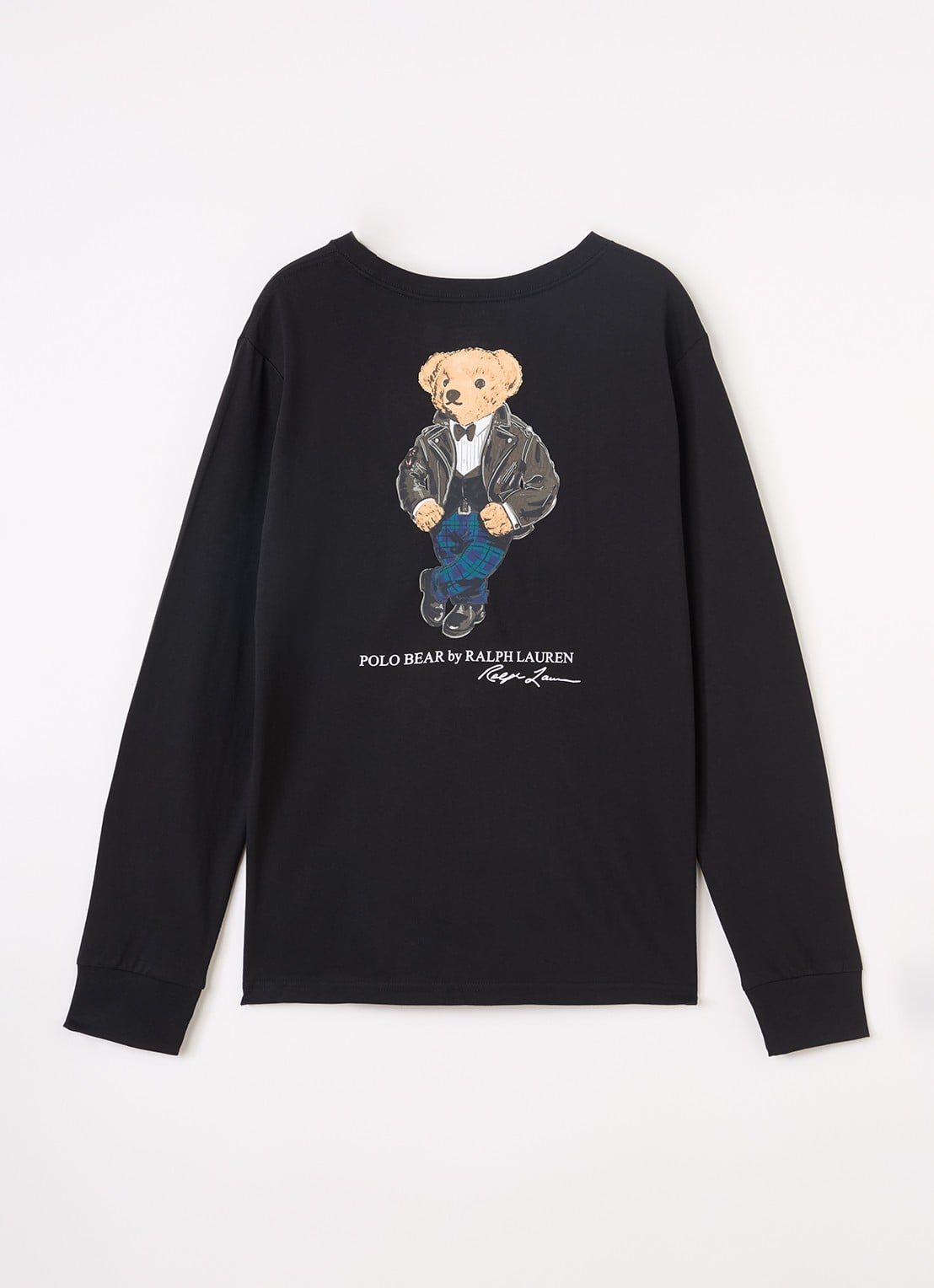 Ralph Lauren Longsleeve met logoprint - voorkant 2 zwart