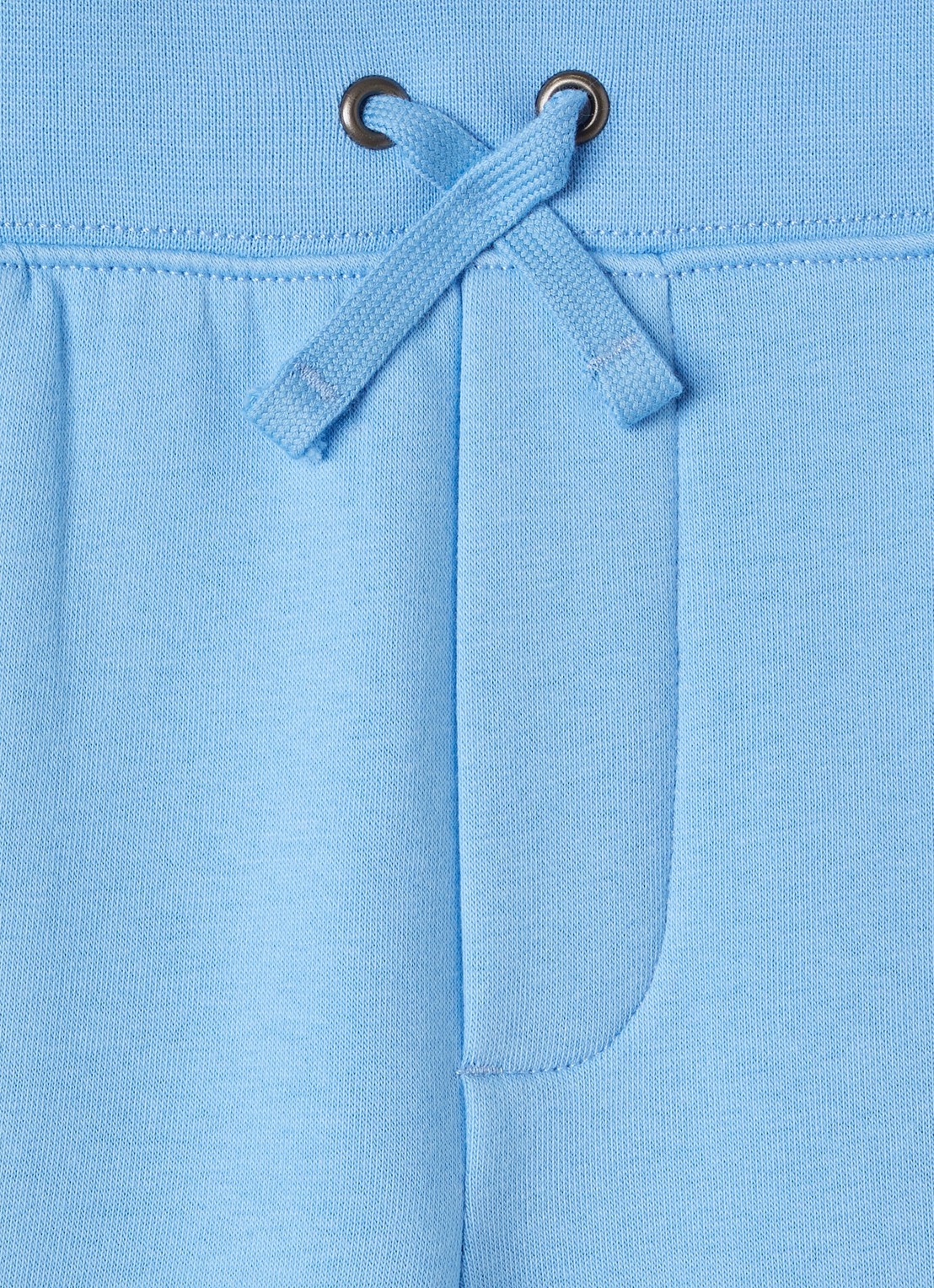 Ralph Lauren Loose fit korte joggingbroek met logo - detail blauw
