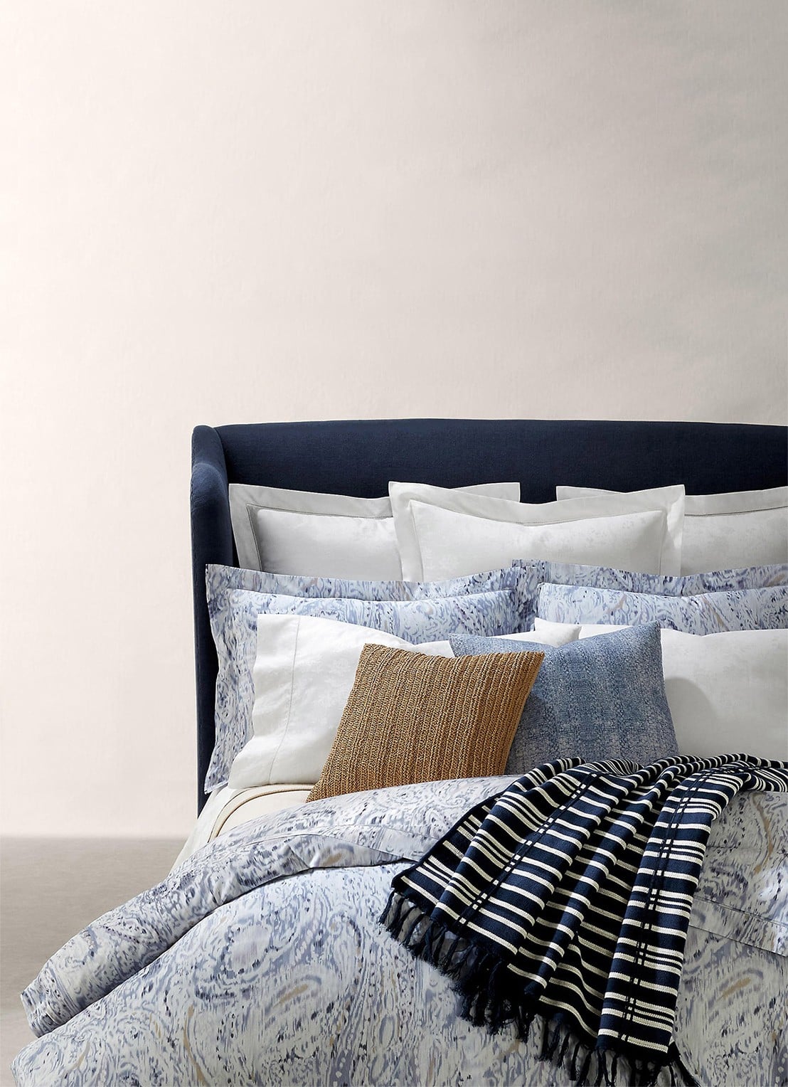 Ralph Lauren Lorelai dekbedovertrek 120TC - exclusief kussenslopen - voorkant 4 blauw