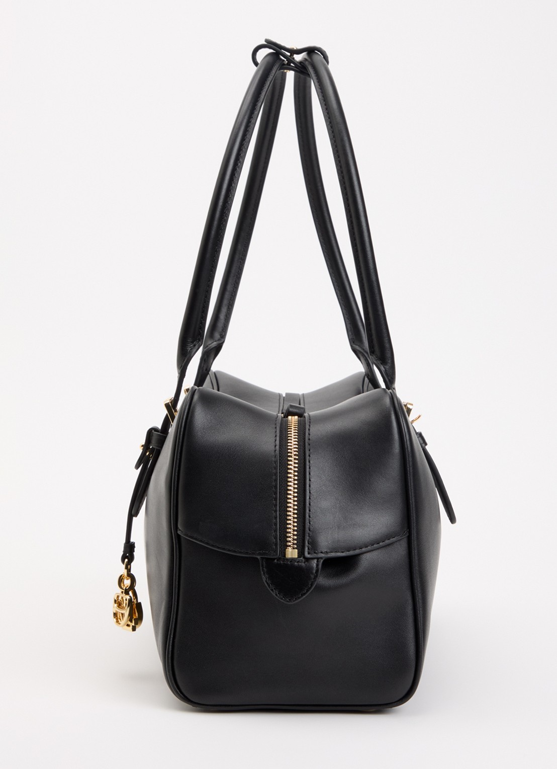 Ralph Lauren Marcy schoudertas van leer - detail 3 zwart