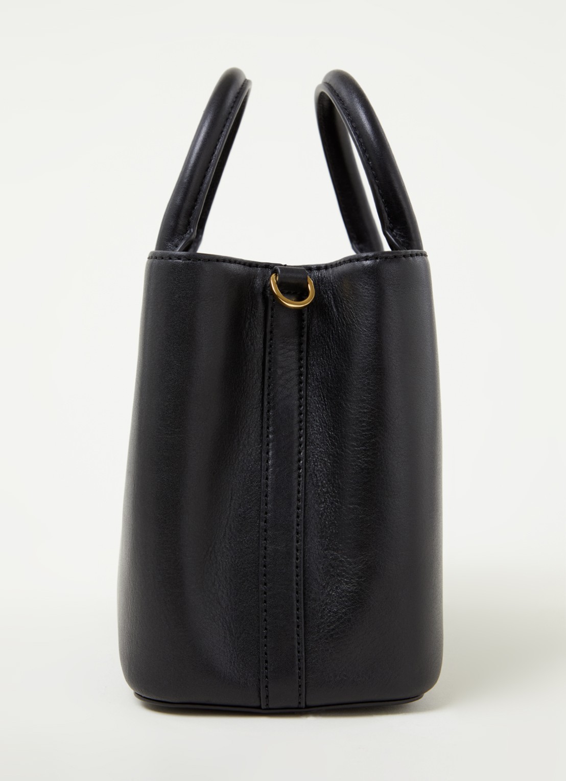 Ralph Lauren Marcy Small handtas van leer - detail 3 zwart