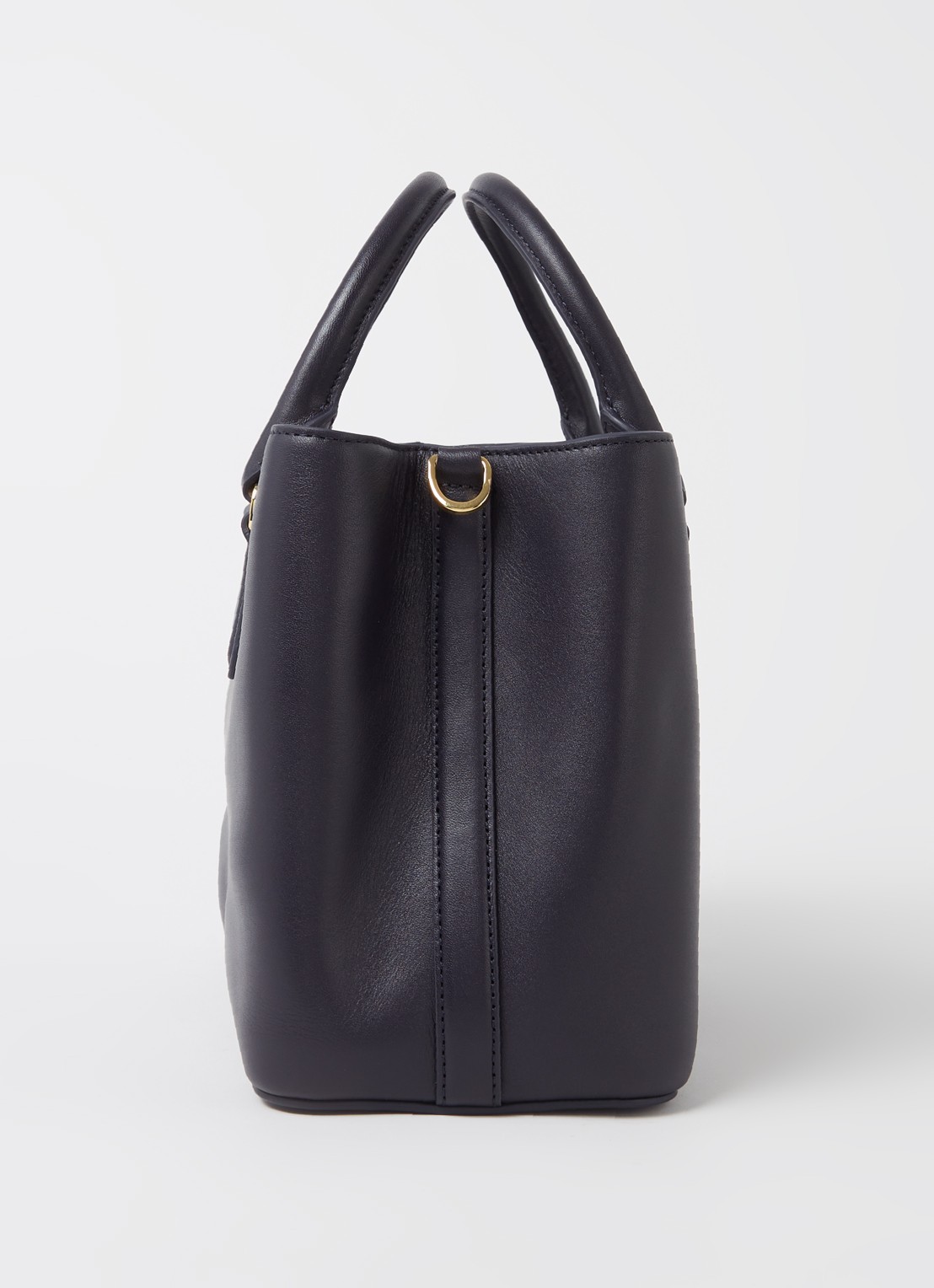 Ralph Lauren Marcy Small handtas van leer - detail 3 blauw