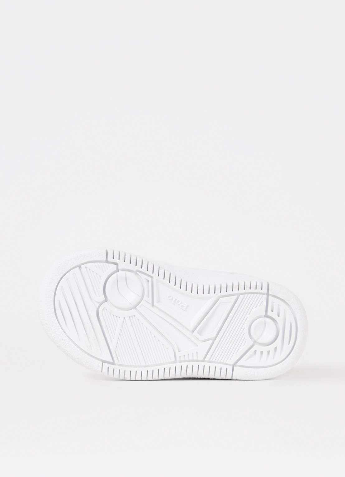 Ralph Lauren Master Court sneaker met logoborduring - detail wit