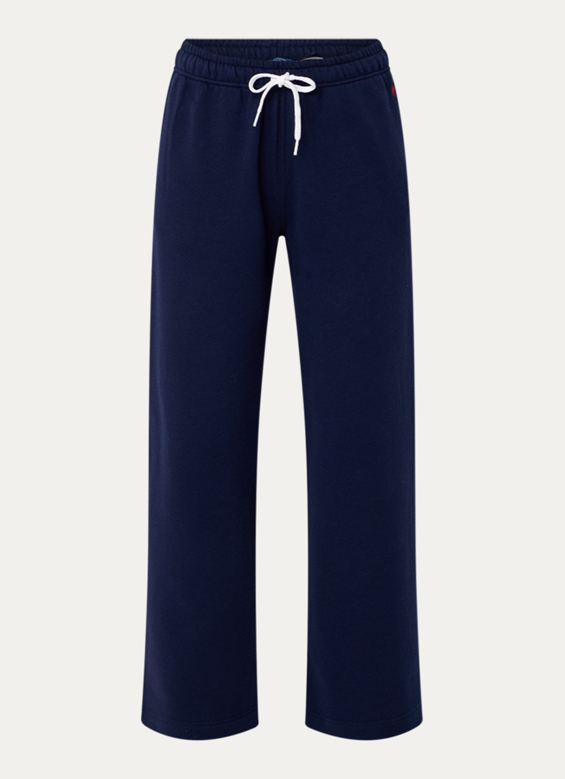 Ralph Lauren Mid waist loose fit joggingbroek met steekzakken - voorkant donkerblauw