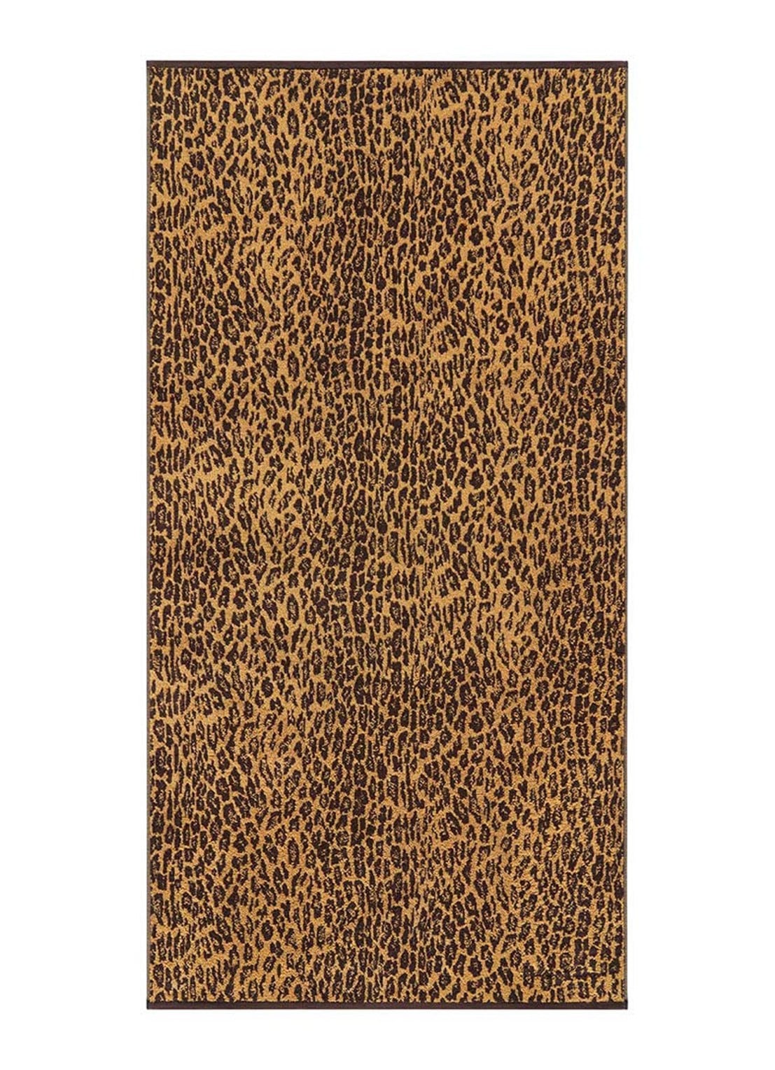 Ralph Lauren Montgomery badlaken - 500 gr/m² - 70 x 140 cm - voorkant lichtbruin