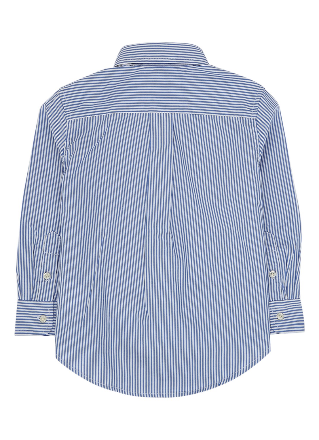 Ralph Lauren Overhemd met logoborduring - achterkant 4 blauw