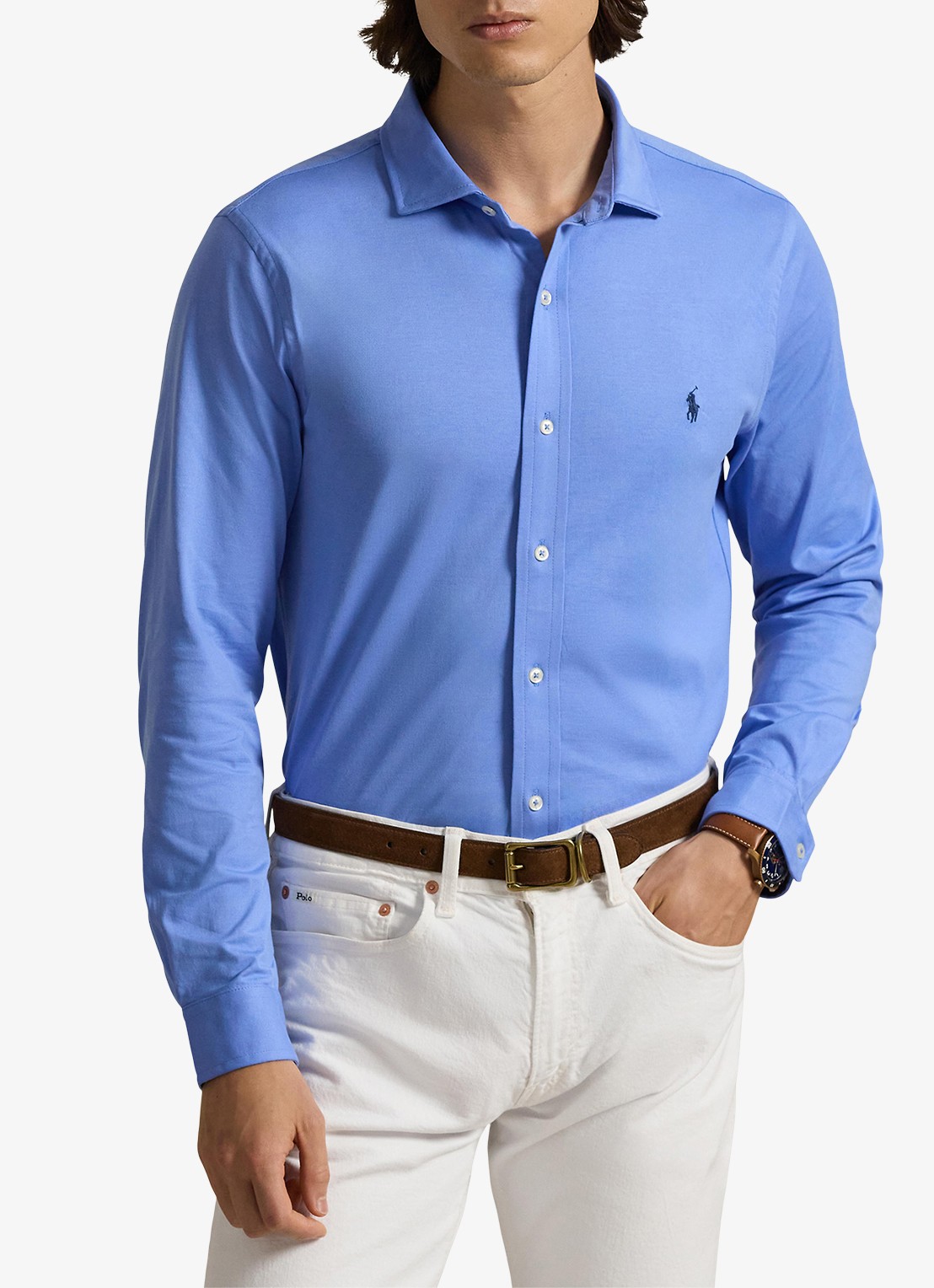 Ralph Lauren Overhemd met logoborduring - detail 2 harbor island blue-2wnz