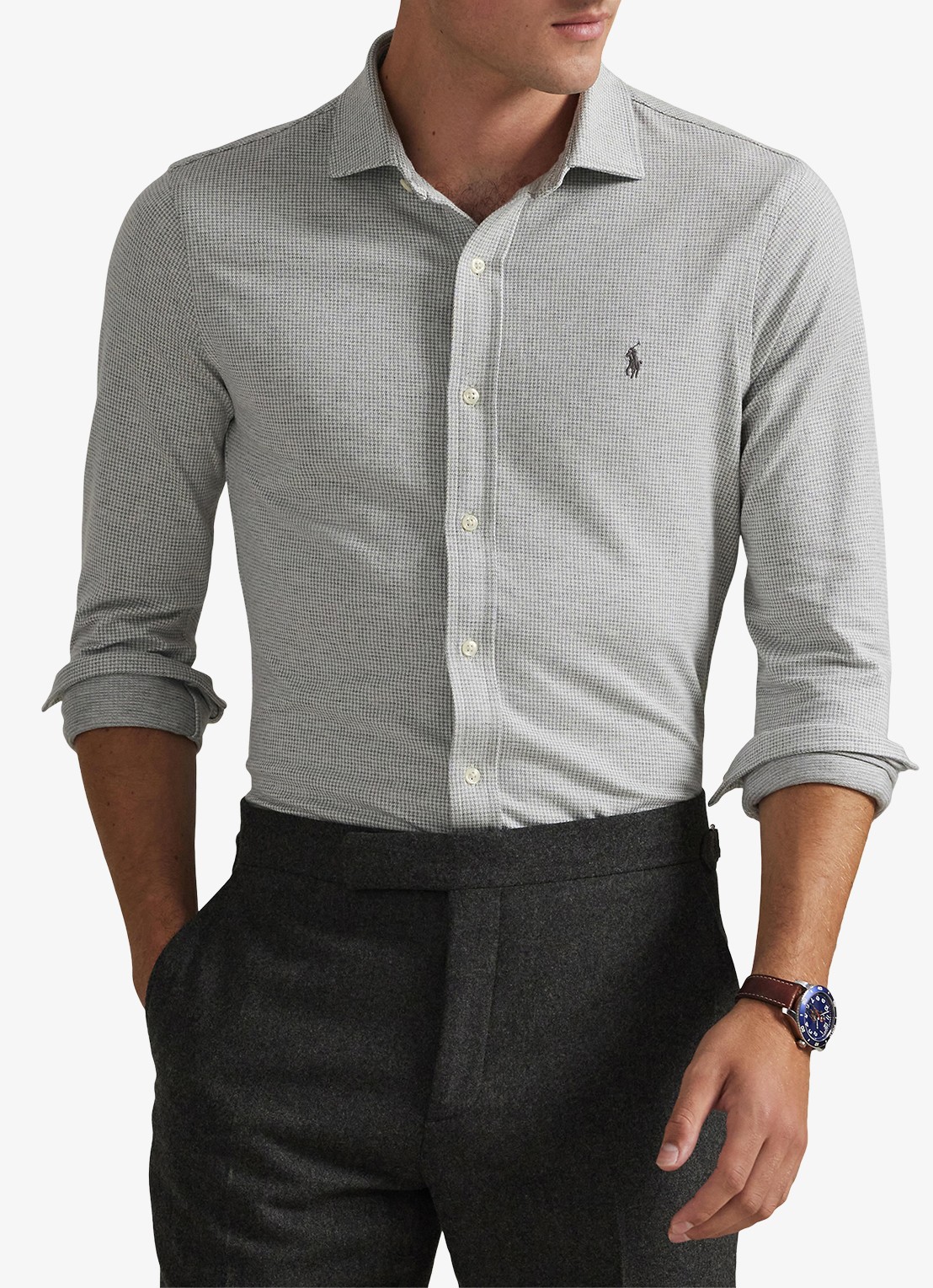 Ralph Lauren Overhemd met logoborduring - detail 4 andover cream / creme