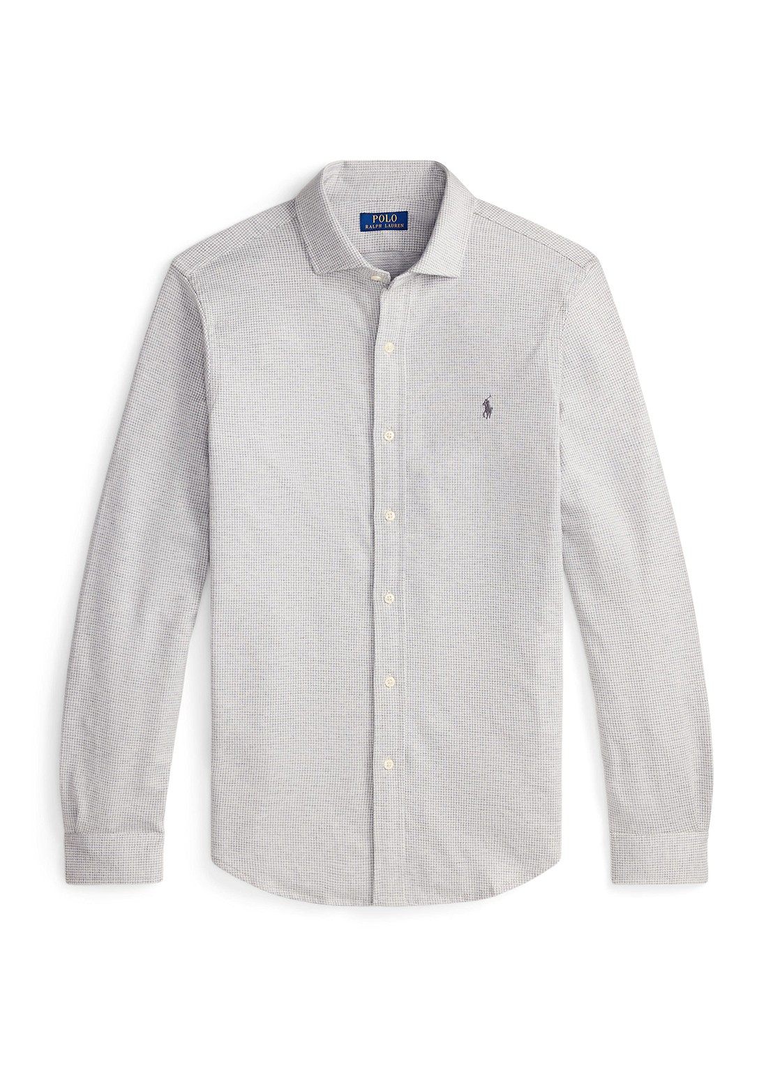 Ralph Lauren Overhemd met logoborduring - voorkant andover cream / creme