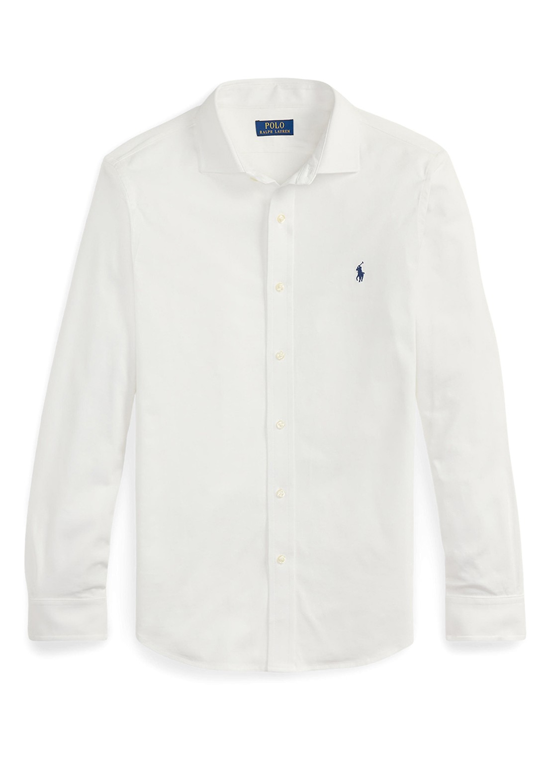 Ralph Lauren Overhemd met logoborduring - voorkant white / wit