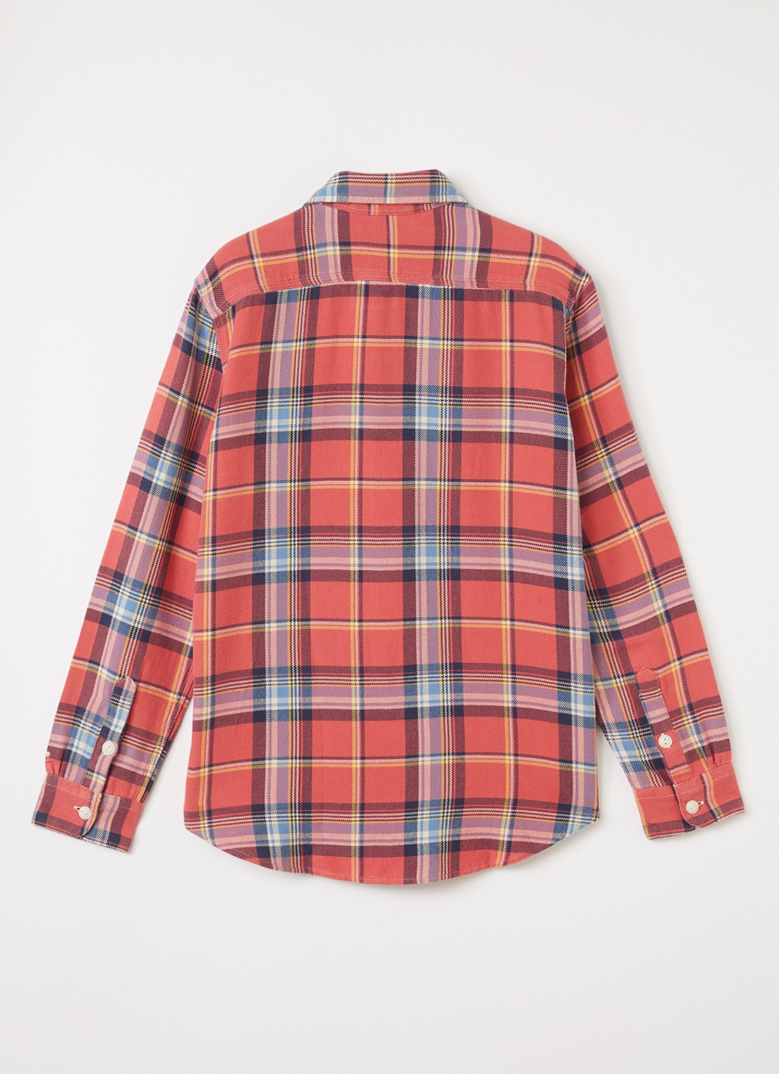 Ralph Lauren Overhemd met ruitdessin - voorkant 3 rood