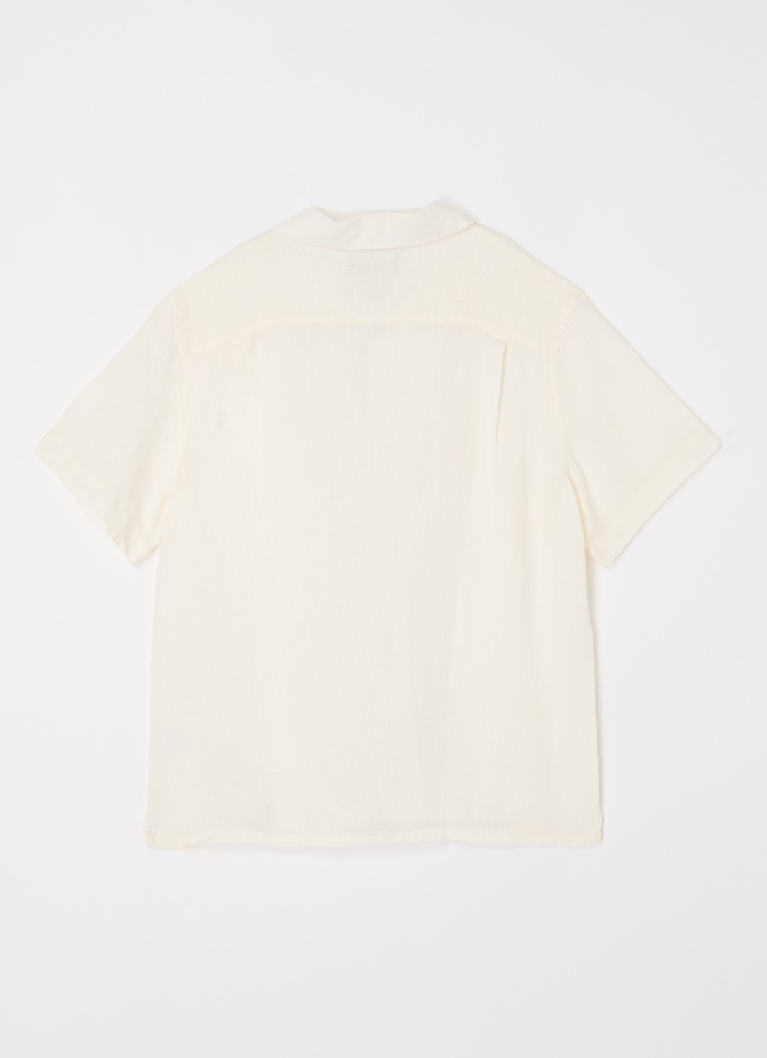 Ralph Lauren Overhemd van linnen  - achterkant creme
